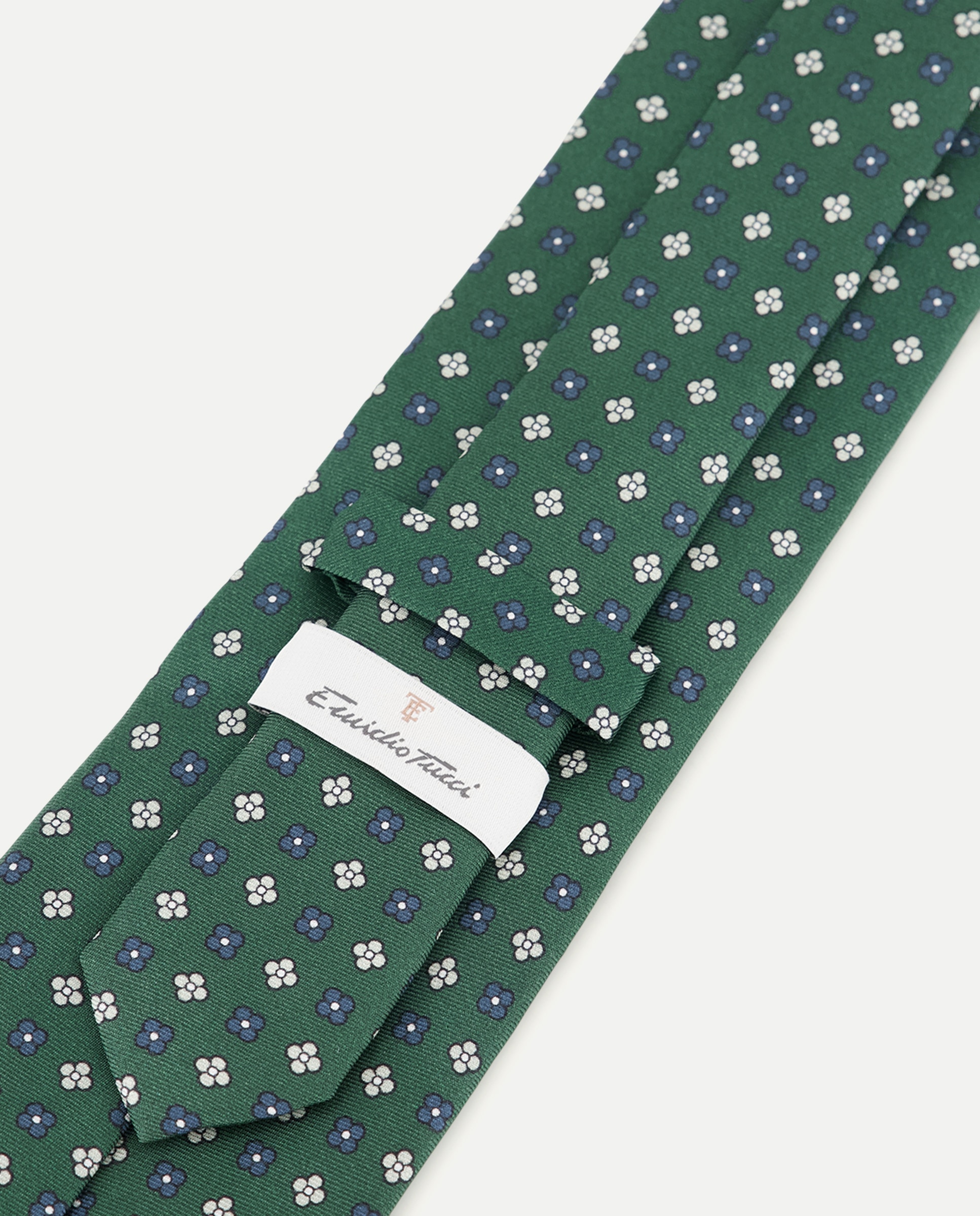 Gravata de Seda e Sarja 500 Verde-3