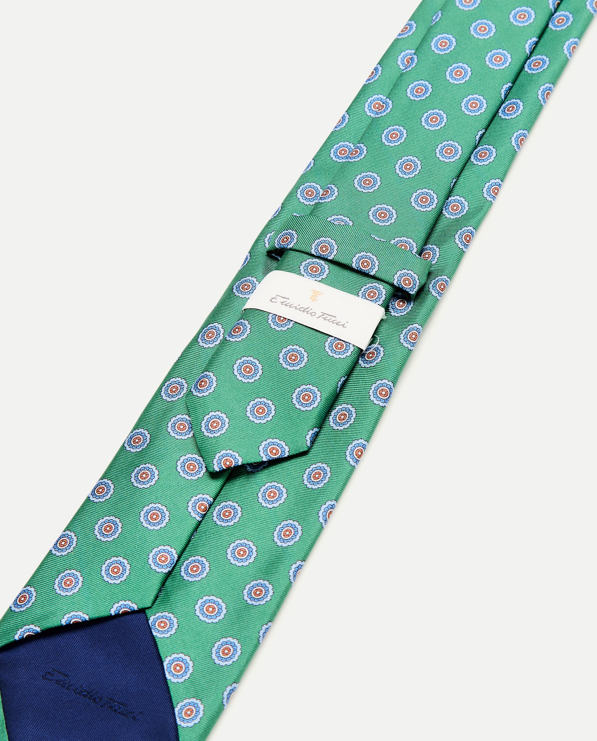 Gravata de Seda e Sarja 500 Verde-3