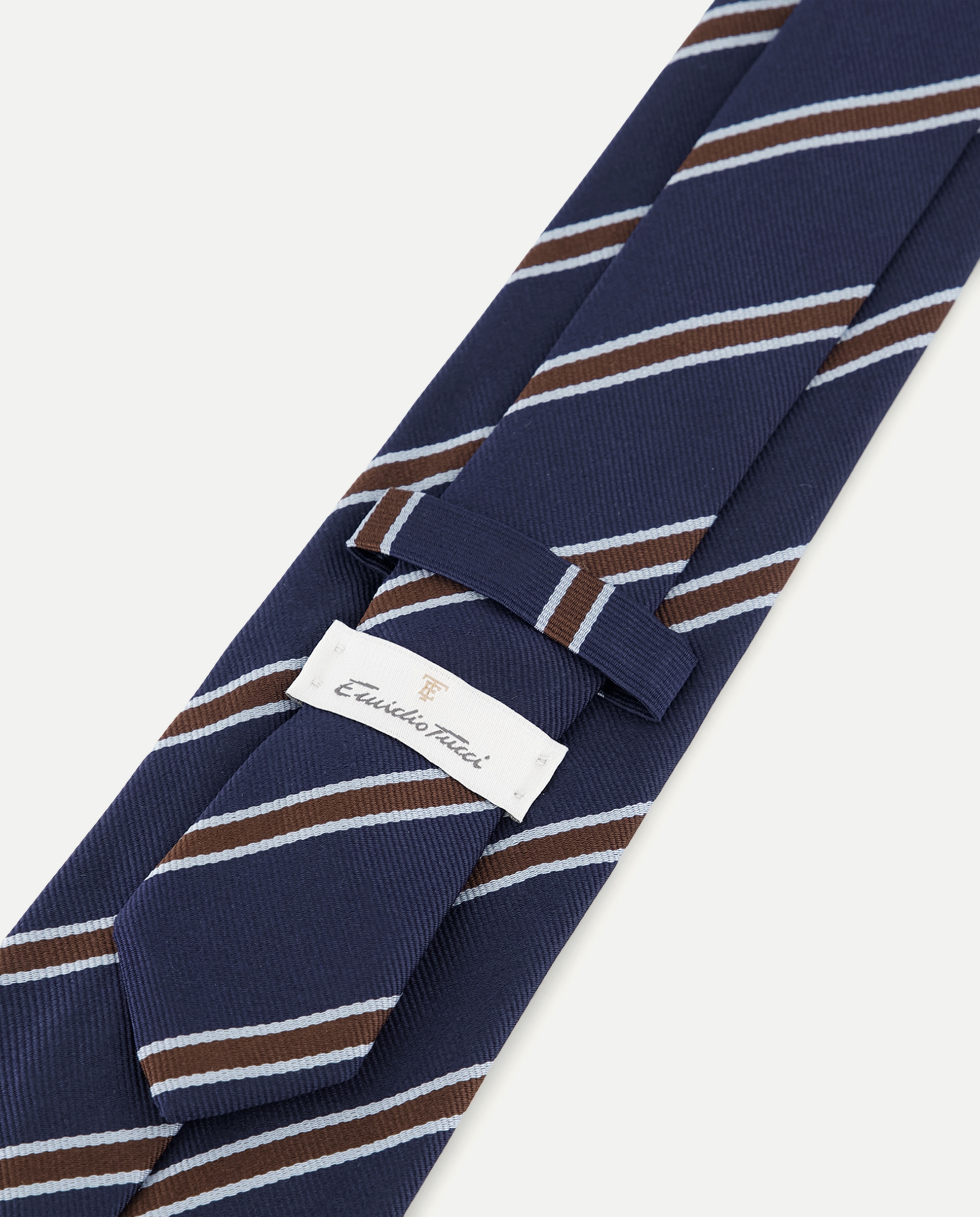 Gravata de Seda com Jacquard Azul-marinho-3