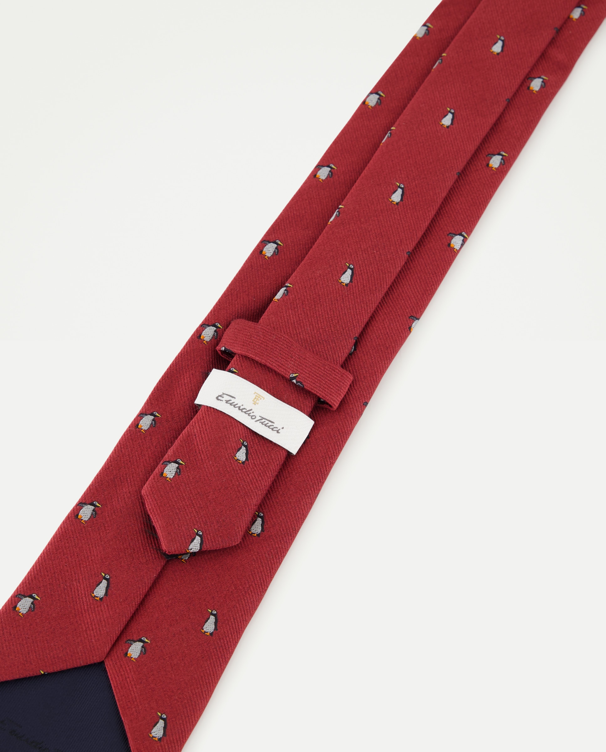 Gravata de Seda com Jacquard Bordeaux-3