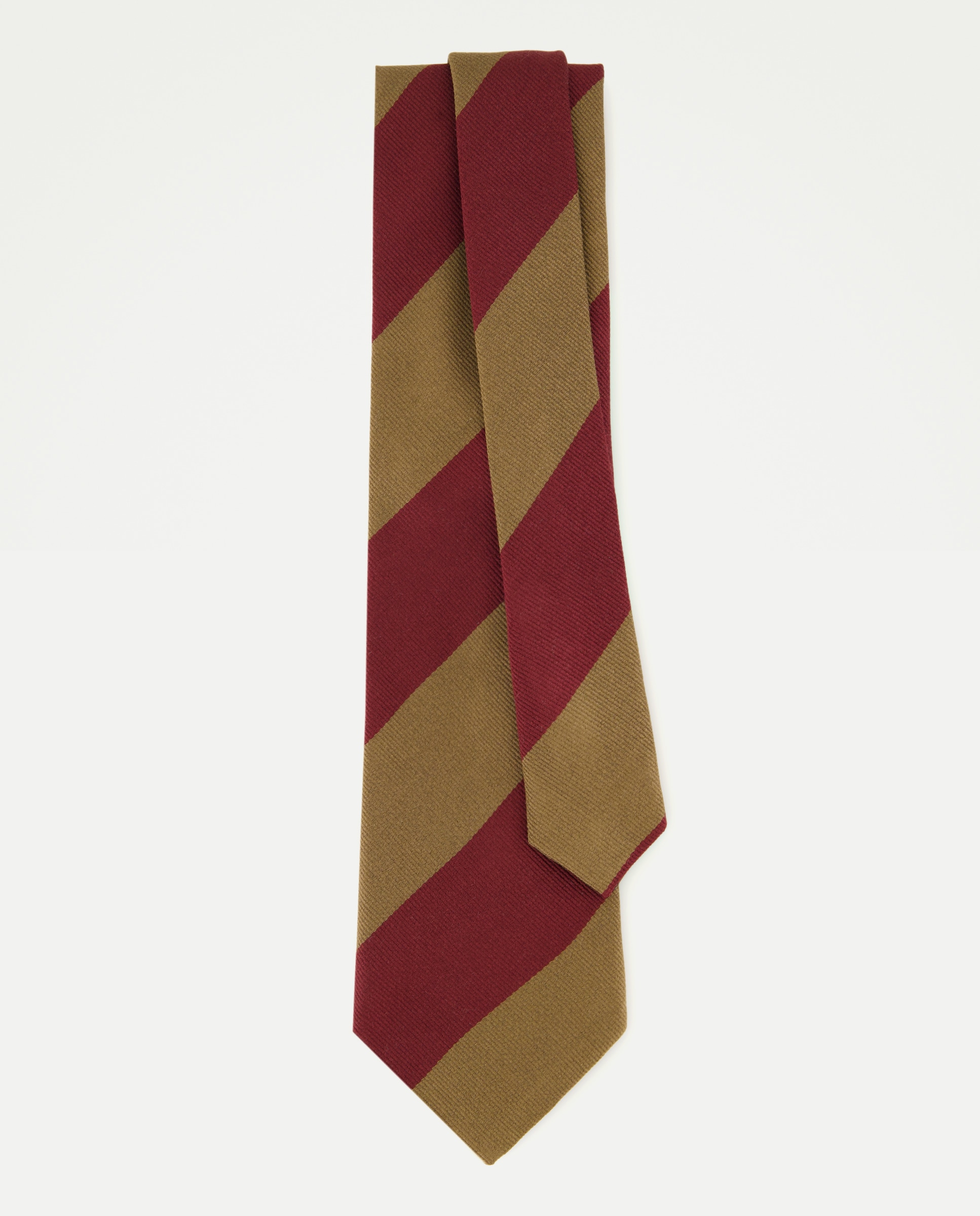 Gravata de Seda com Jacquard Caramelo-2