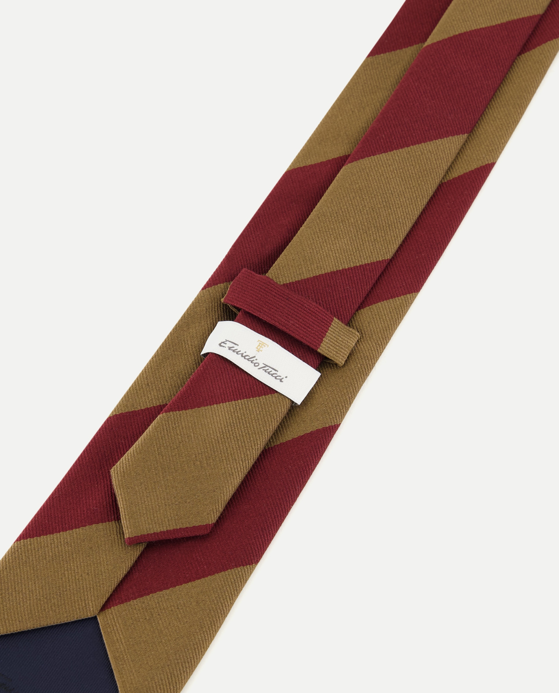 Gravata de Seda com Jacquard Caramelo-3