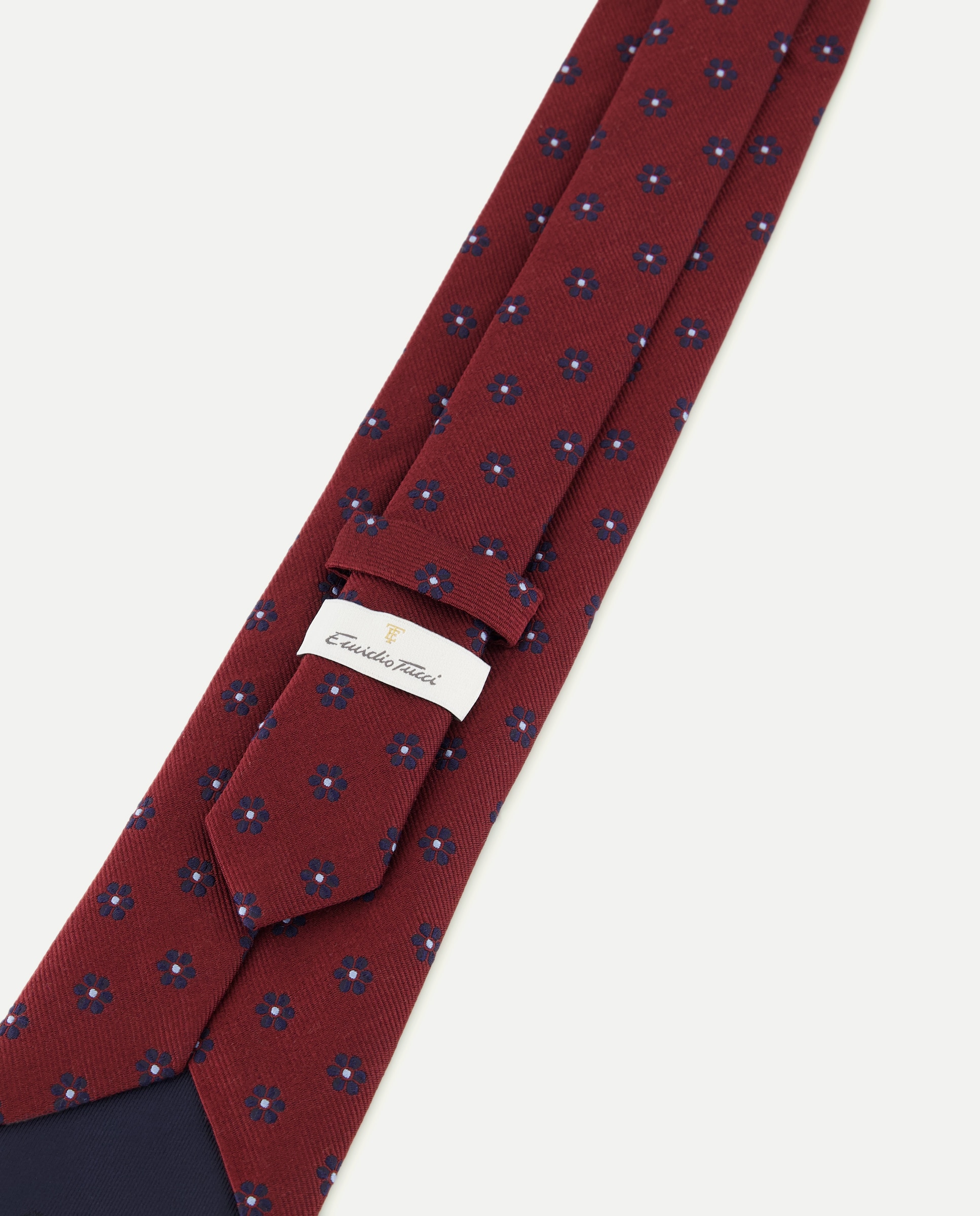 Gravata de Seda com Jacquard Bordeaux-3