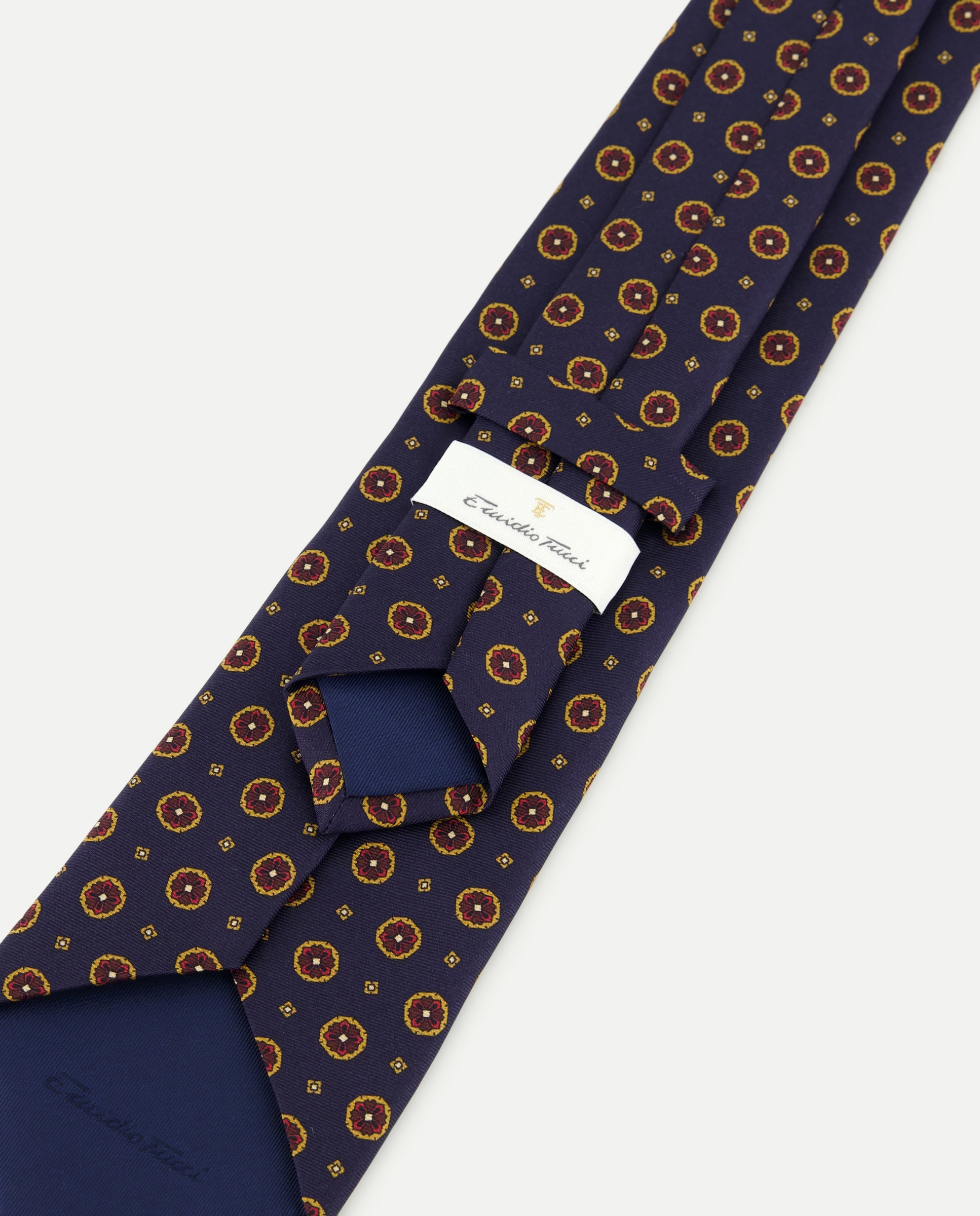 Imagen 3 de Corbata seda twill - Emidio Tucci - Azul marino Azul marino