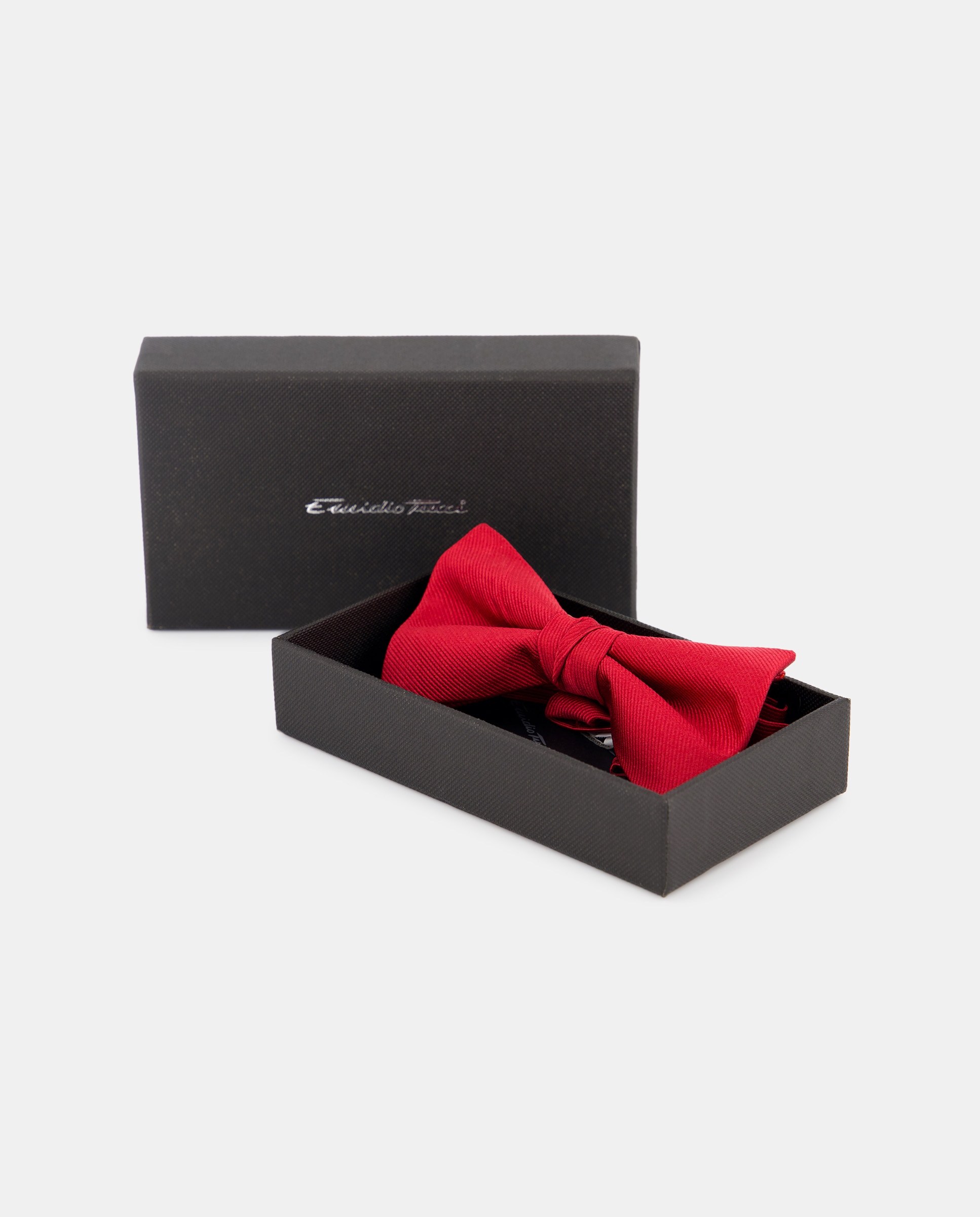 Pajarita hombre ajustable - Emidio Tucci - Rojo Rojo-1