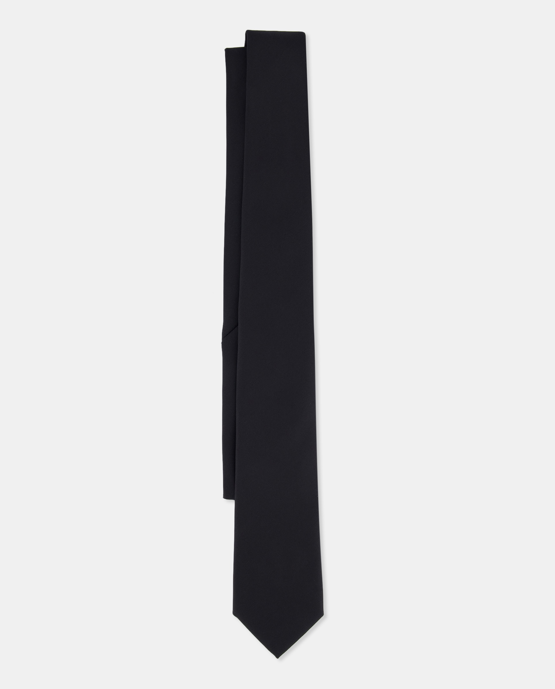 Gravata Lisa Estreita. Produto Fabricado em Espanha Preto-1