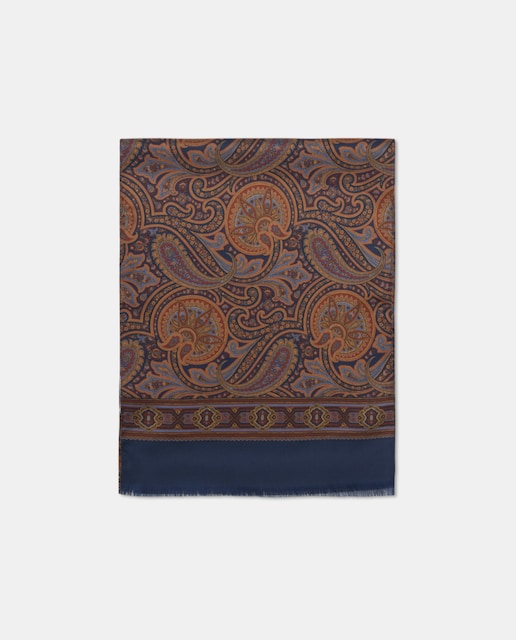 Echarpe de seda fantasia