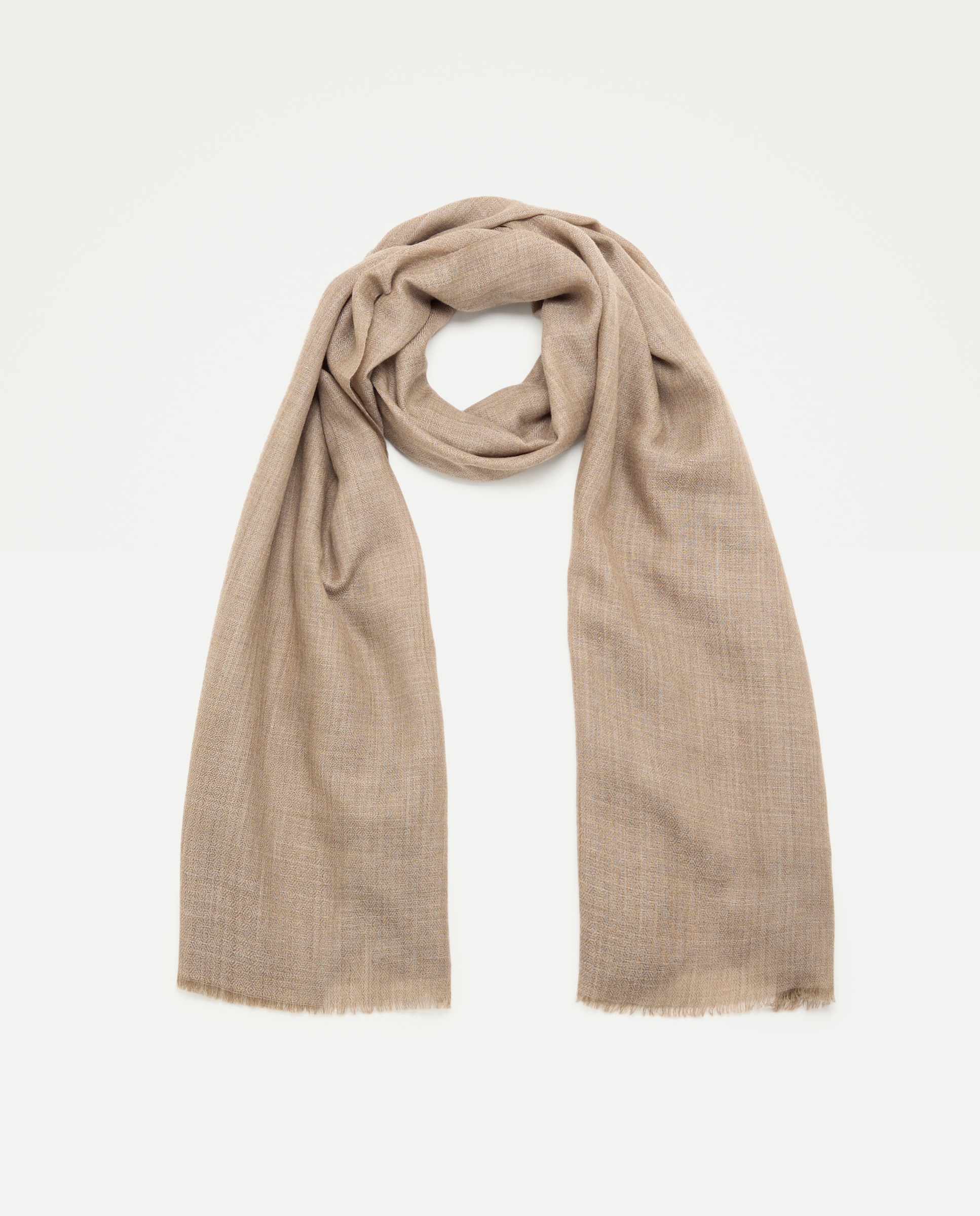 Imagem 0 de Écharpe Lisa de Lã e Seda