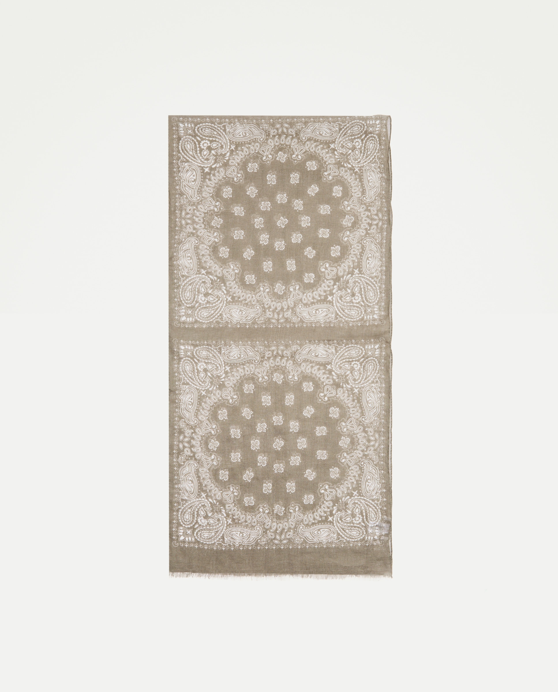 Écharpe de Linho Azul-claro-2