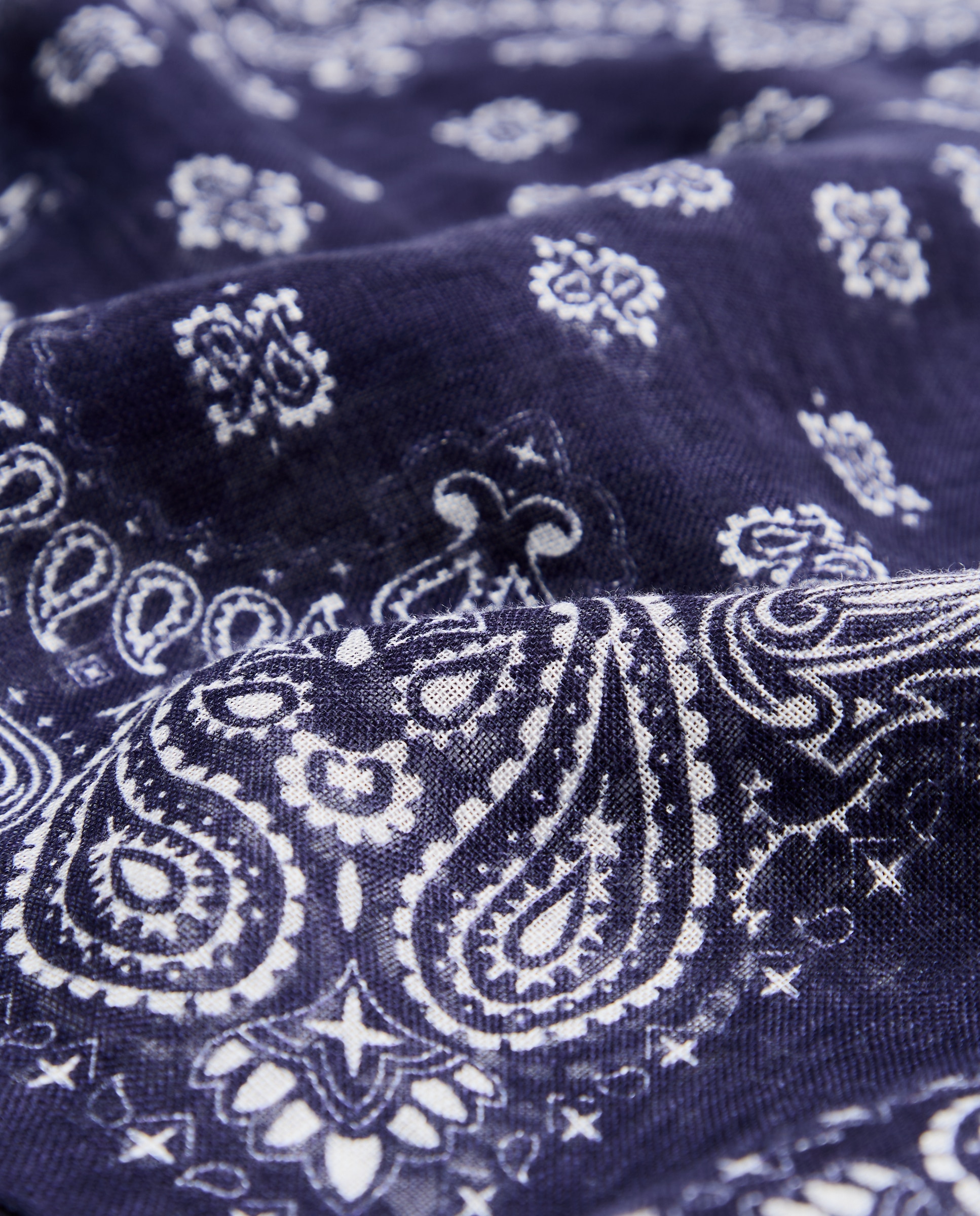 Écharpe de Linho Azul-marinho-3