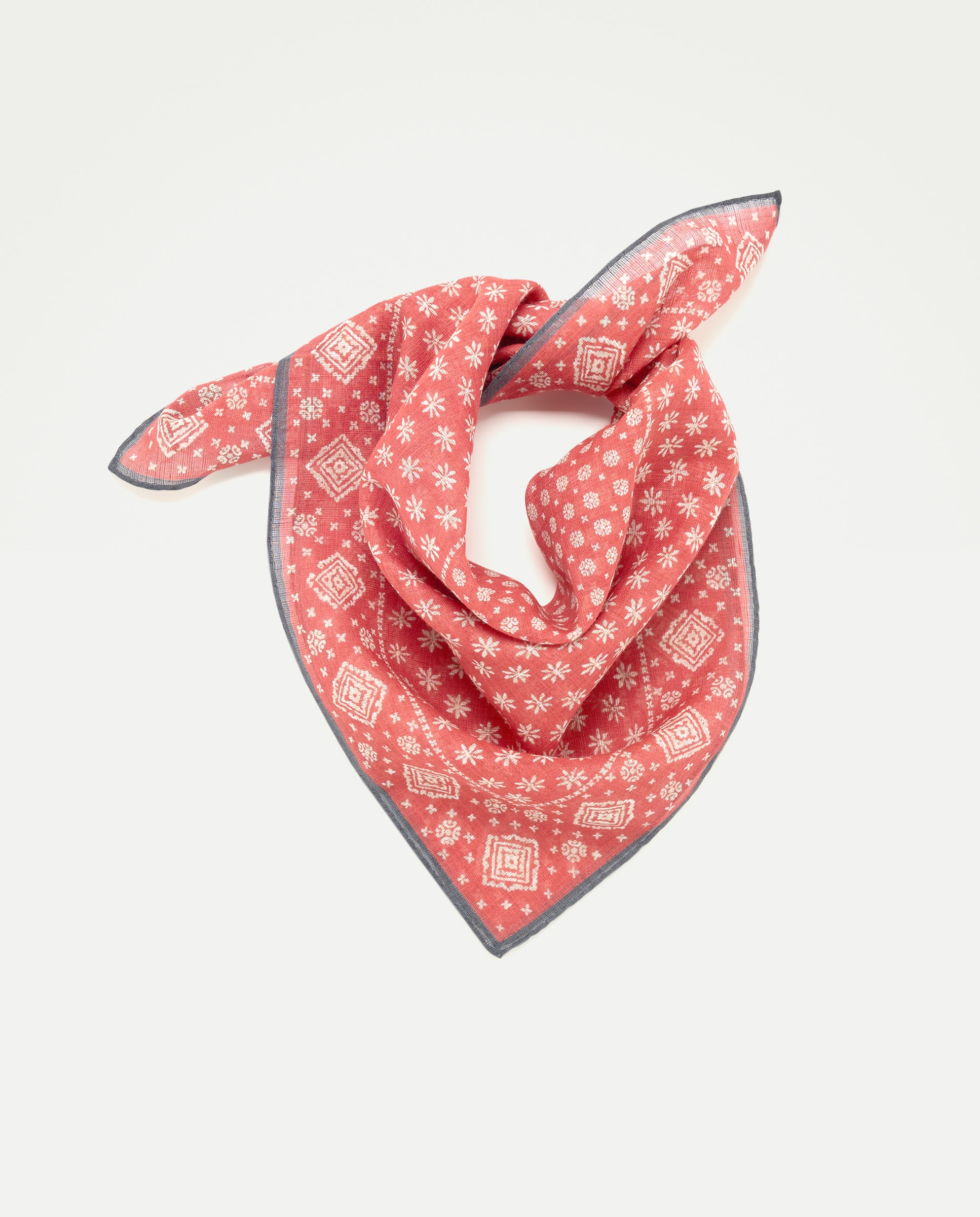 Imagem 0 de Lenço Tipo Bandana em Mistura de Linho
