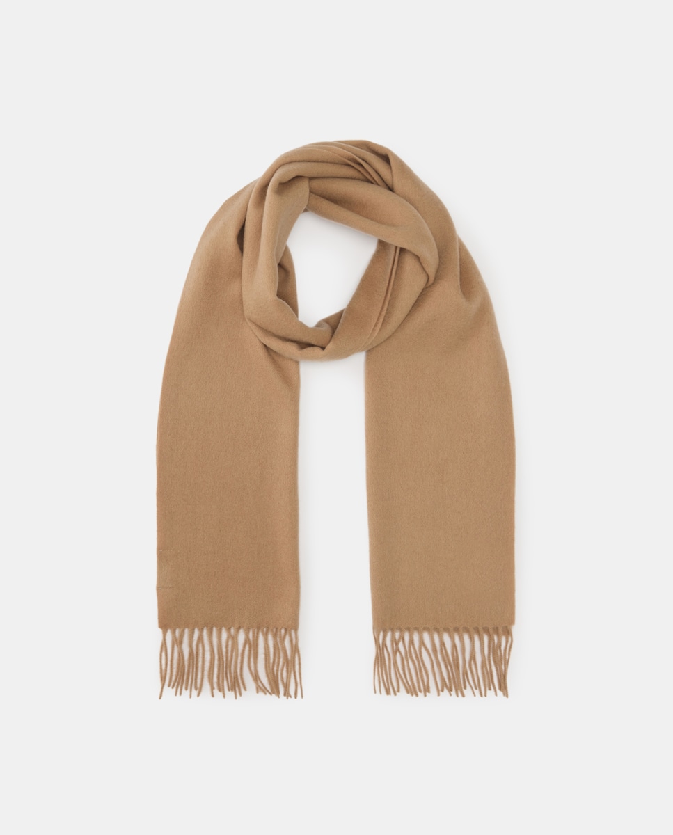 Cachecol de Caxemira Bege-2