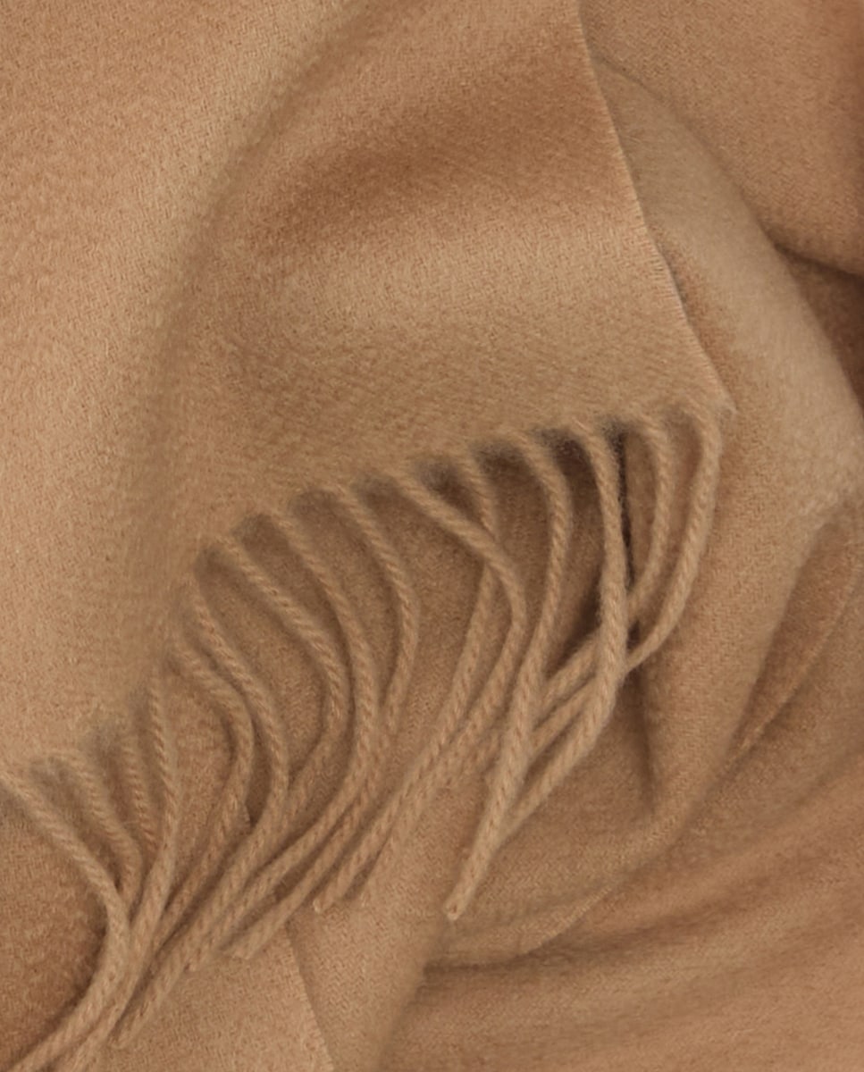 Cachecol de Caxemira Bege-3