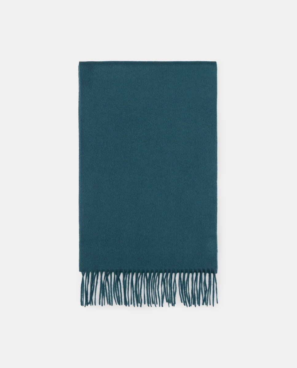 Cachecol de Caxemira Azul Tinta-1