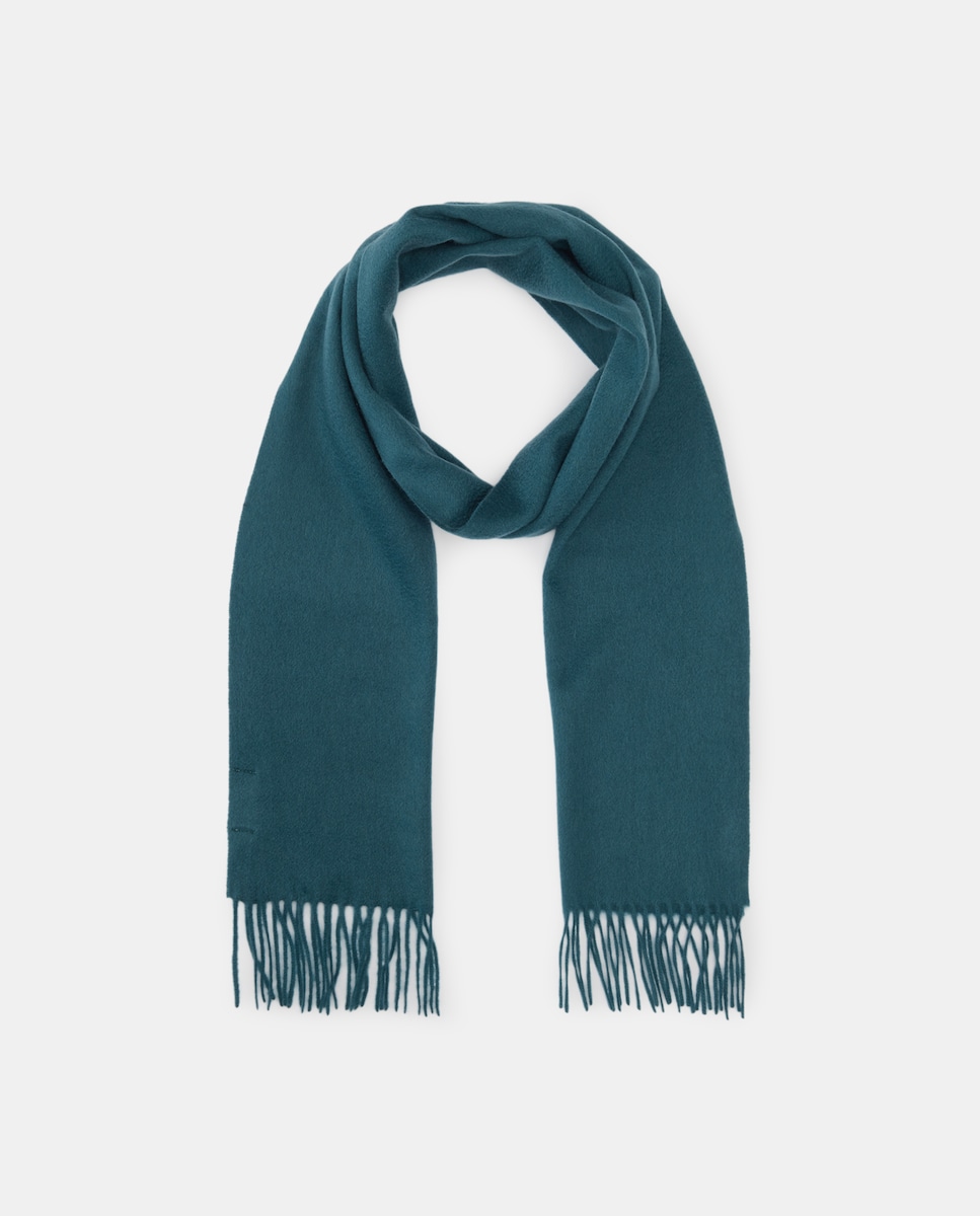 Cachecol de Caxemira Azul Tinta-2