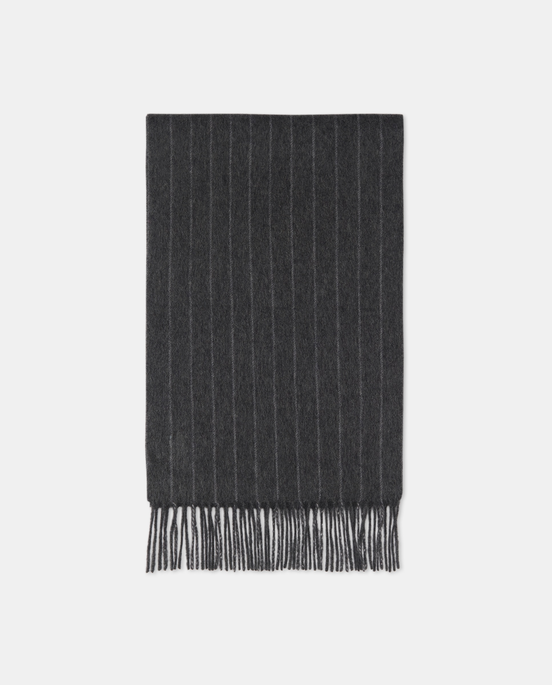 Cachecol de Caxemira Cinzento-escuro-1