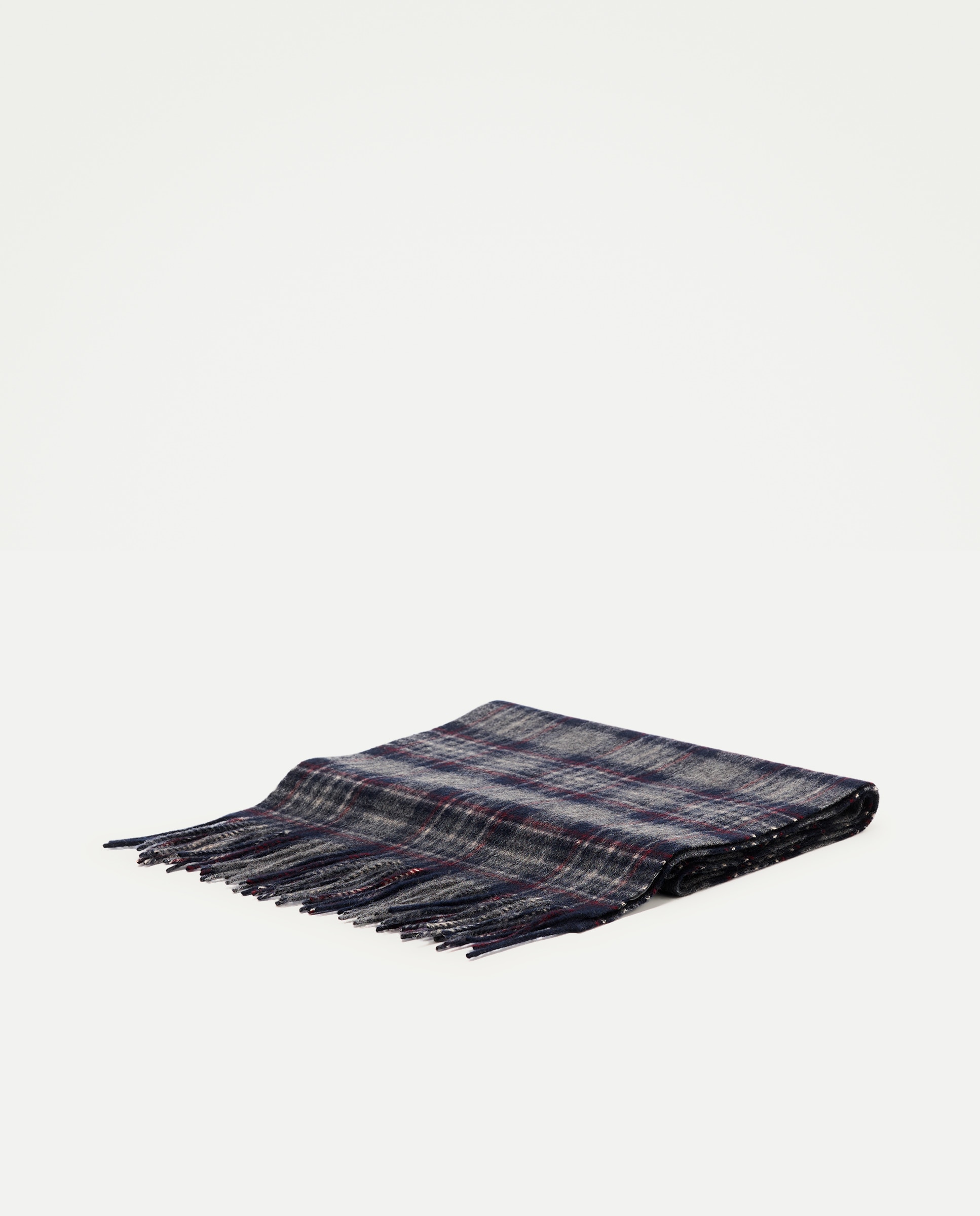 Bufanda lana cashmere - Emidio Tucci - Gris oscuro Gris oscuro-2