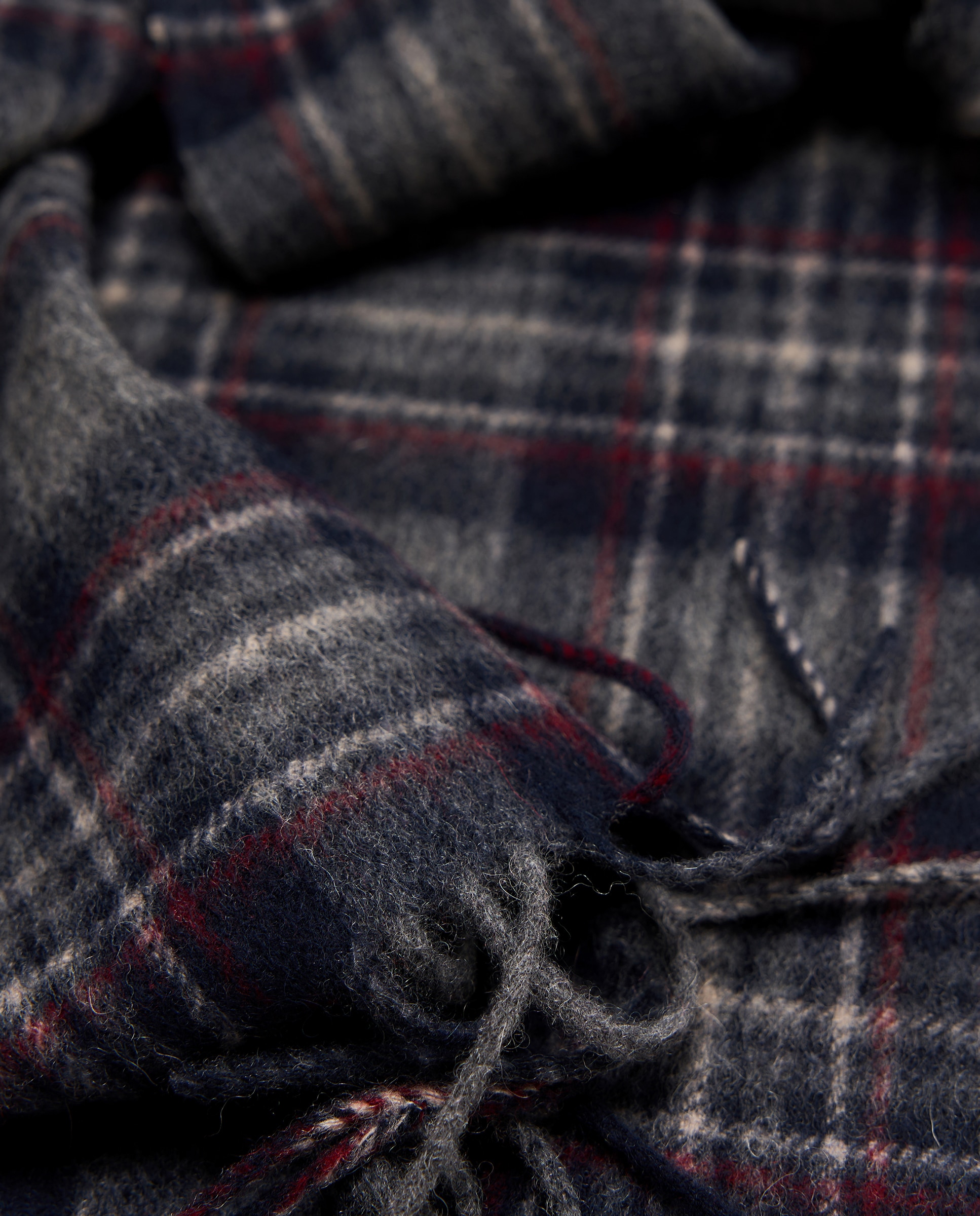 Bufanda lana cashmere - Emidio Tucci - Gris oscuro Gris oscuro-3