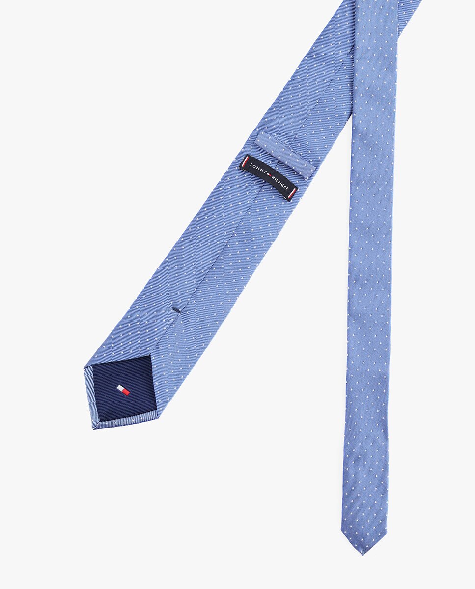 Imagen 2 de Corbata de seda con estampado de hombre - Tommy Hilfiger - Azul claro Azul claro