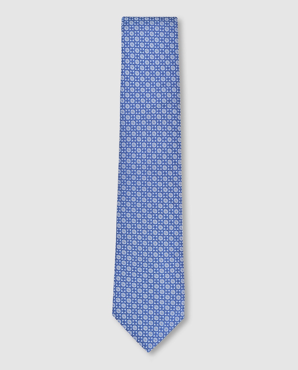 Gravata de Seda Premium Azul-marinho-1