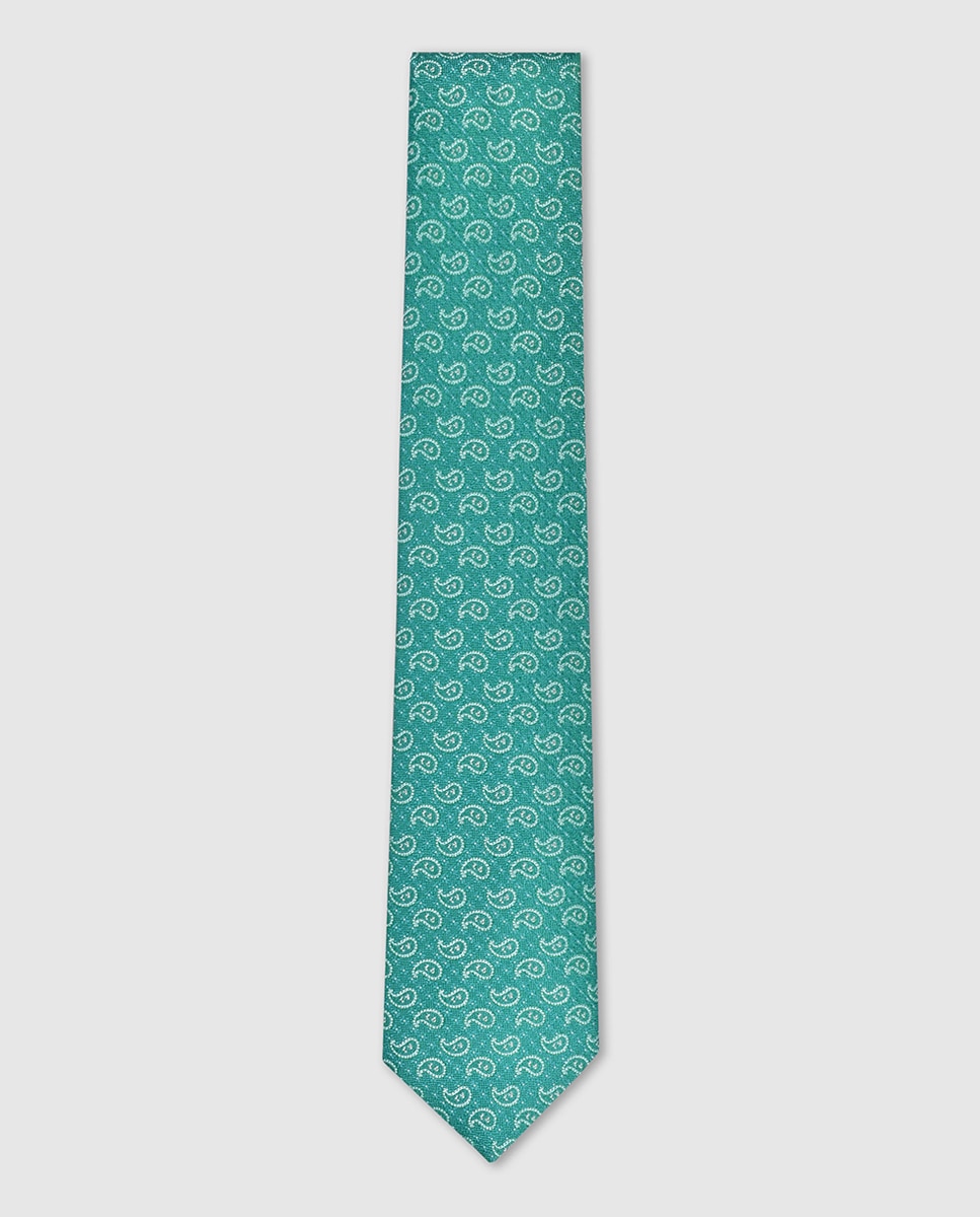 Gravata de Seda Premium Verde-1