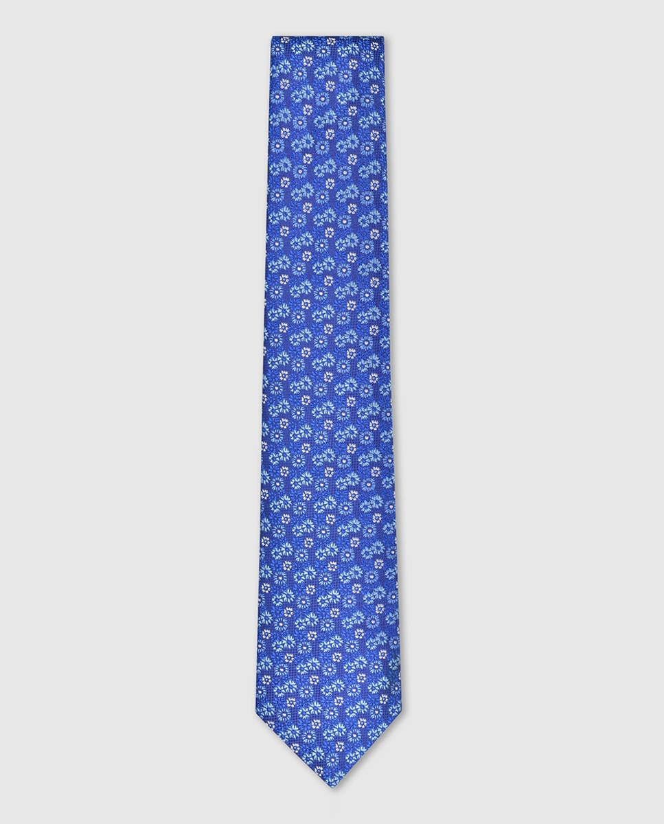 Gravata de Seda Premium Azul-marinho-1