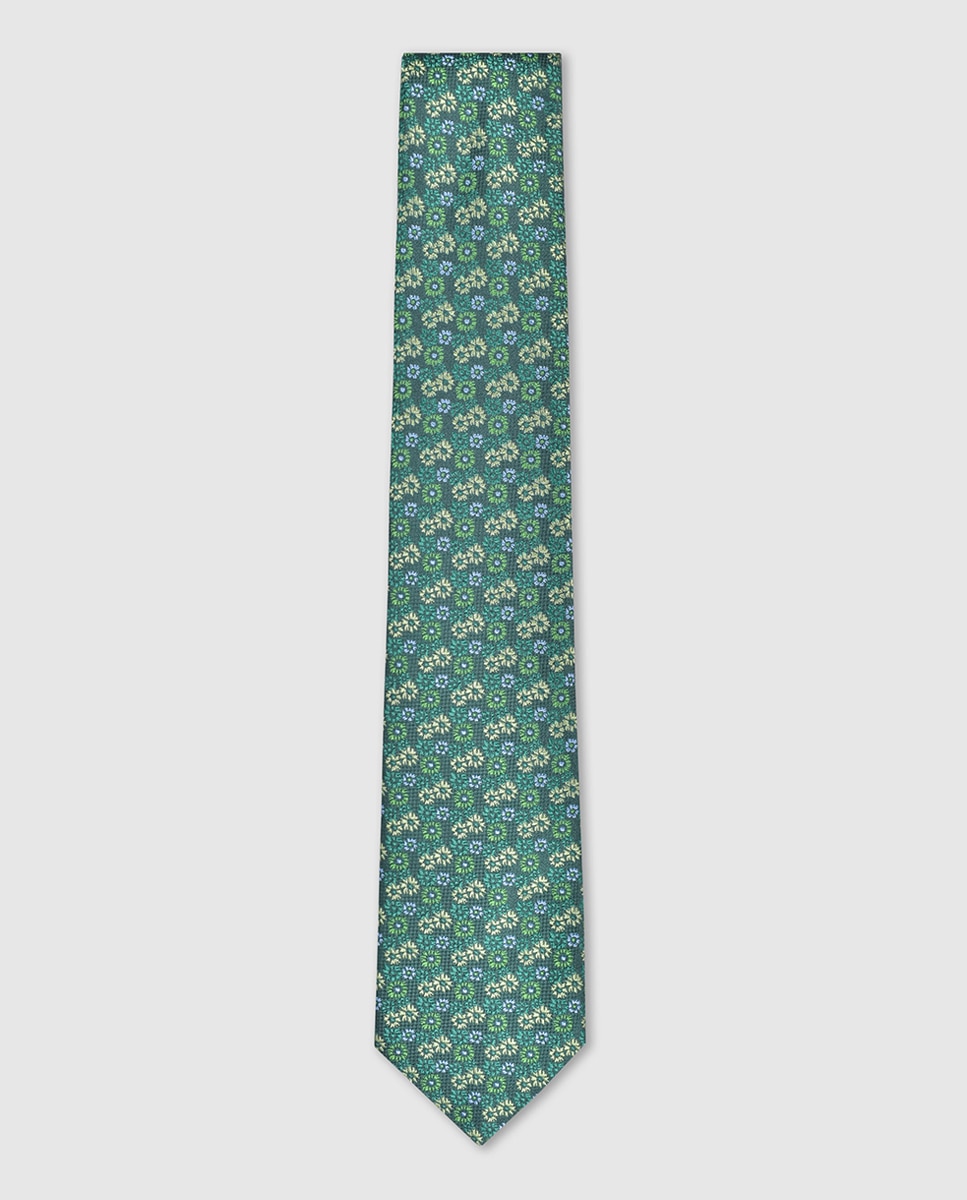 Gravata de Seda Premium Verde-1