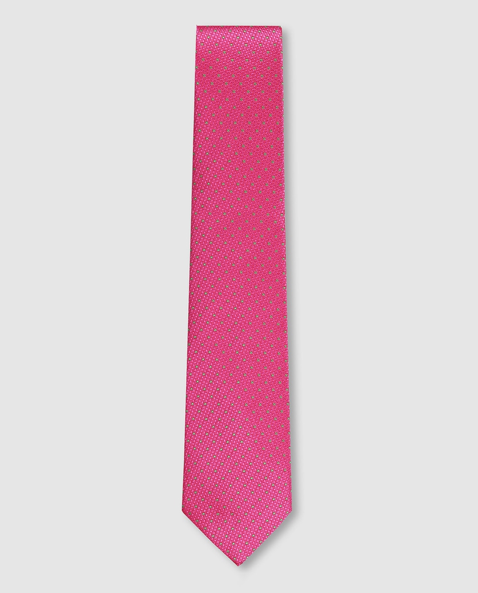 Imagem 0 de Gravata de Seda Natural com Jacquard de Microdesenho