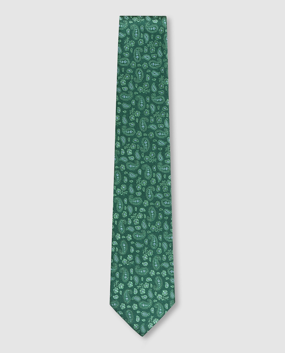 Imagem 0 de Gravata de Seda Natural com Jacquard de Microdesenho