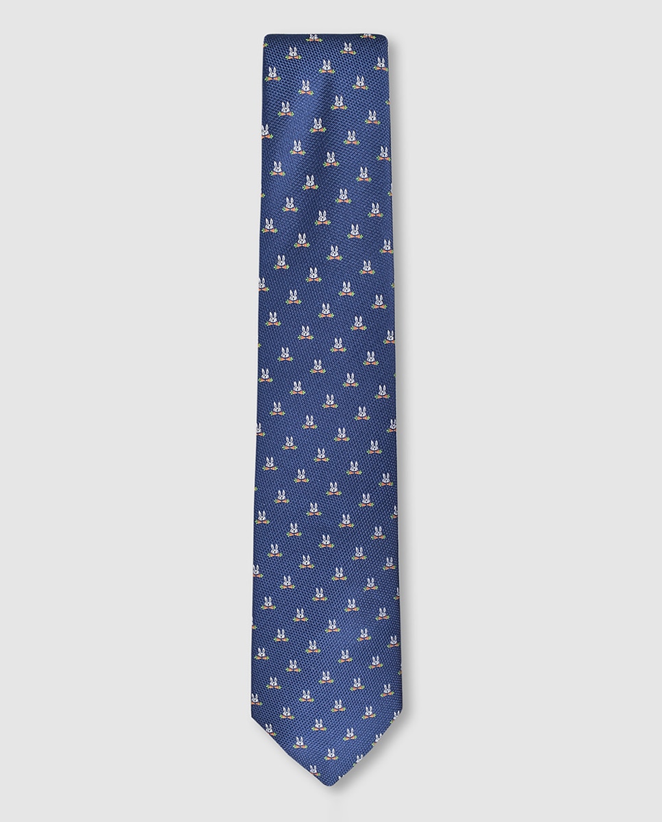 Imagen 0 de Corbata de seda de hombre. Azul