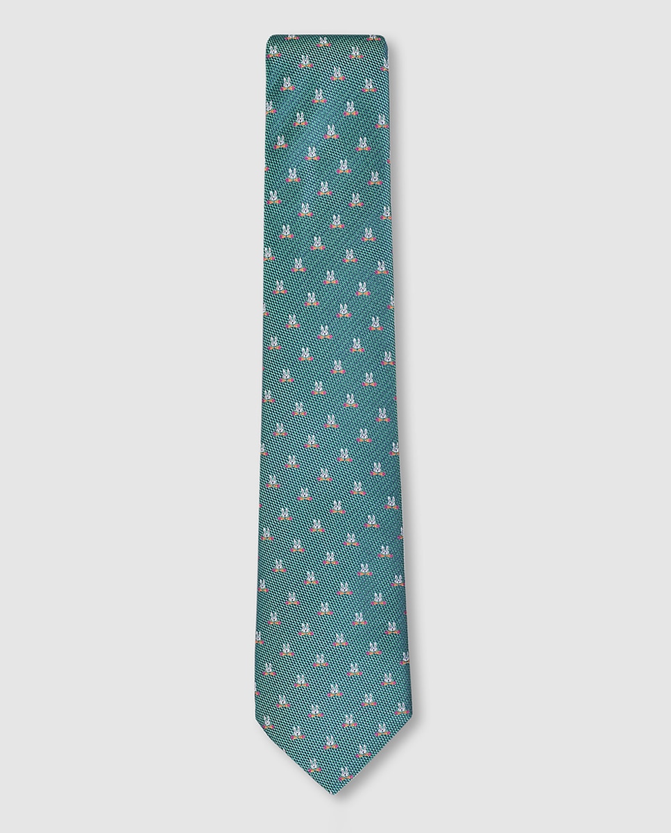 Imagen 0 de Corbata de seda de hombre. Verde