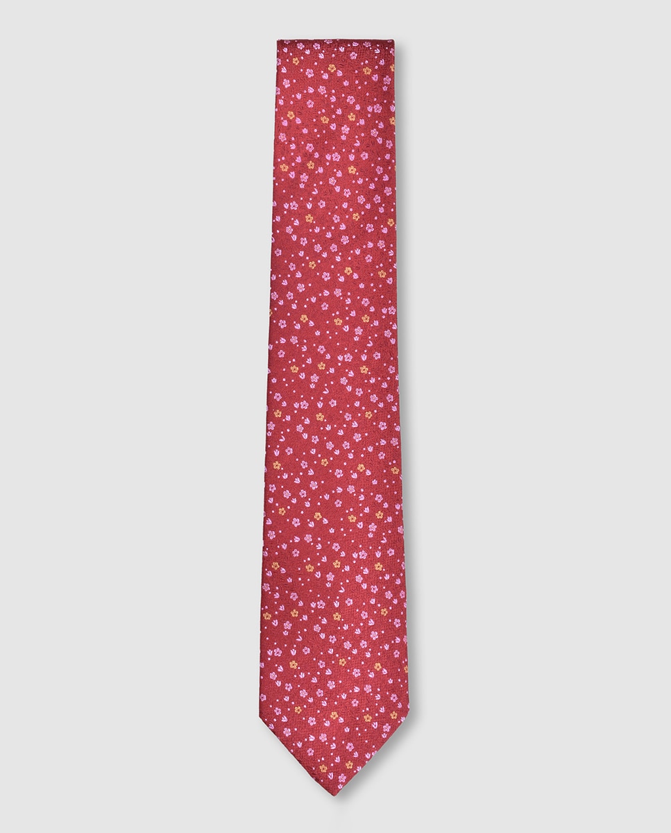 Gravata de Seda Vermelho-1