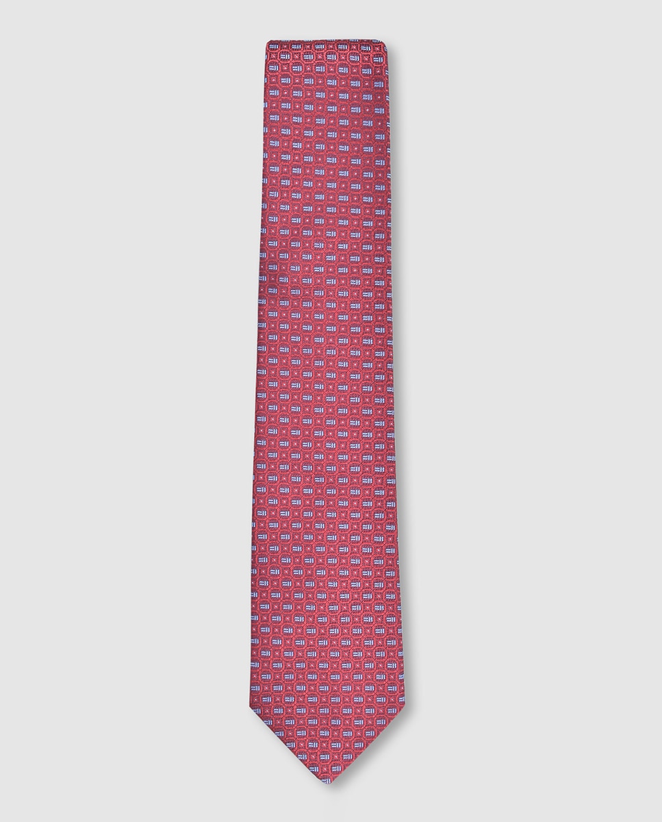 Gravata de Seda Vermelho-1