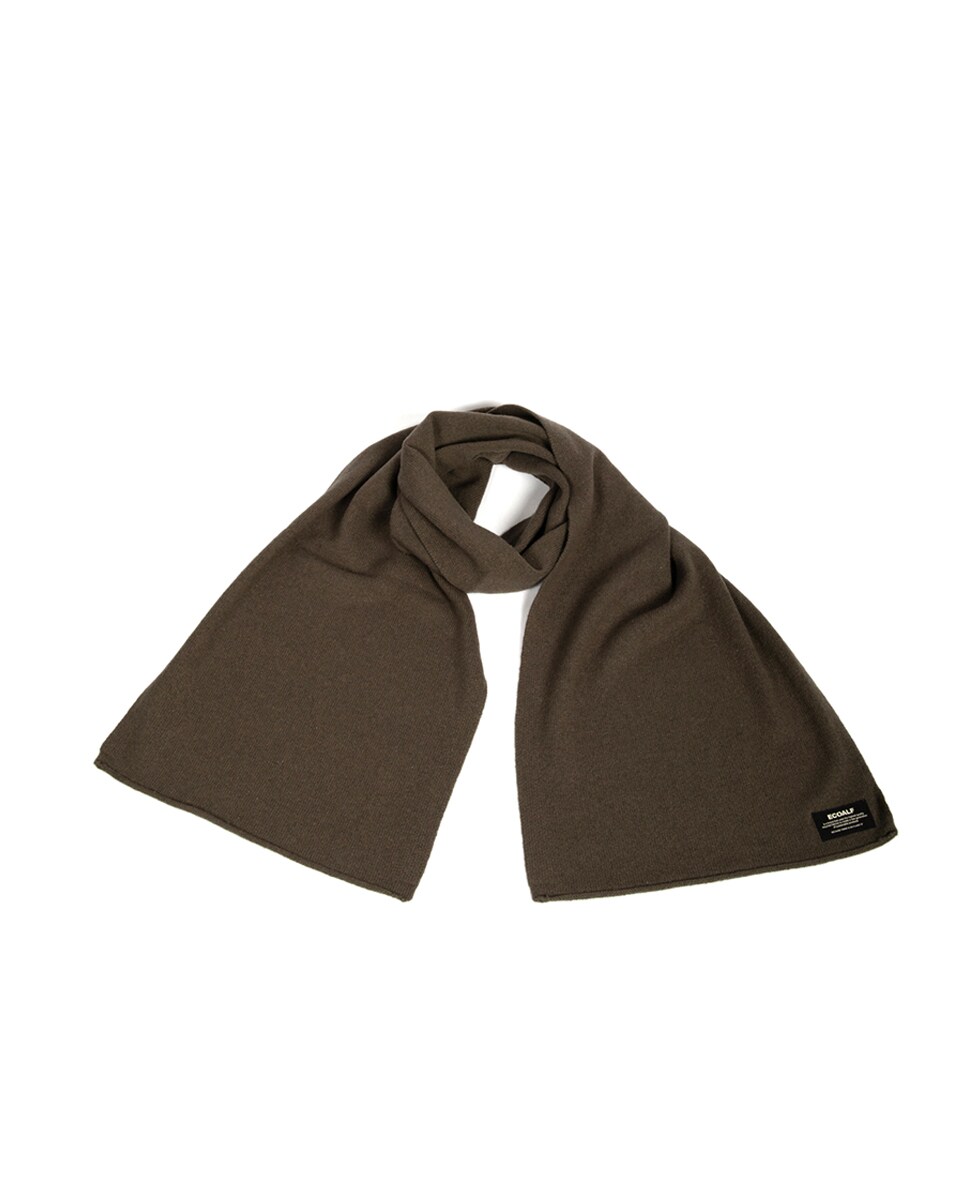 Cachecol com Logótipo à Frente Castanho-escuro-2