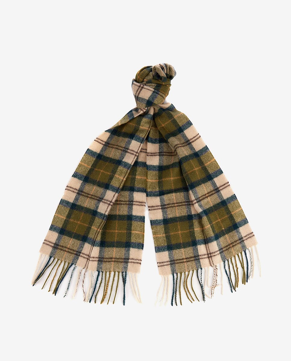 Bufanda de lana de hombre - Barbour - Verde Verde-2