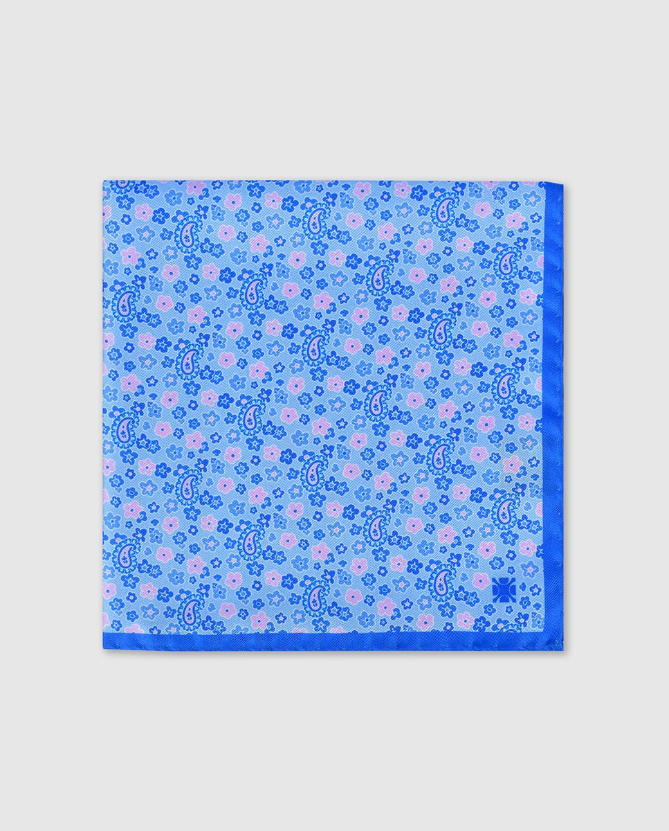 Pañuelo seda de hombre - Olimpo - Azul claro Azul claro-1