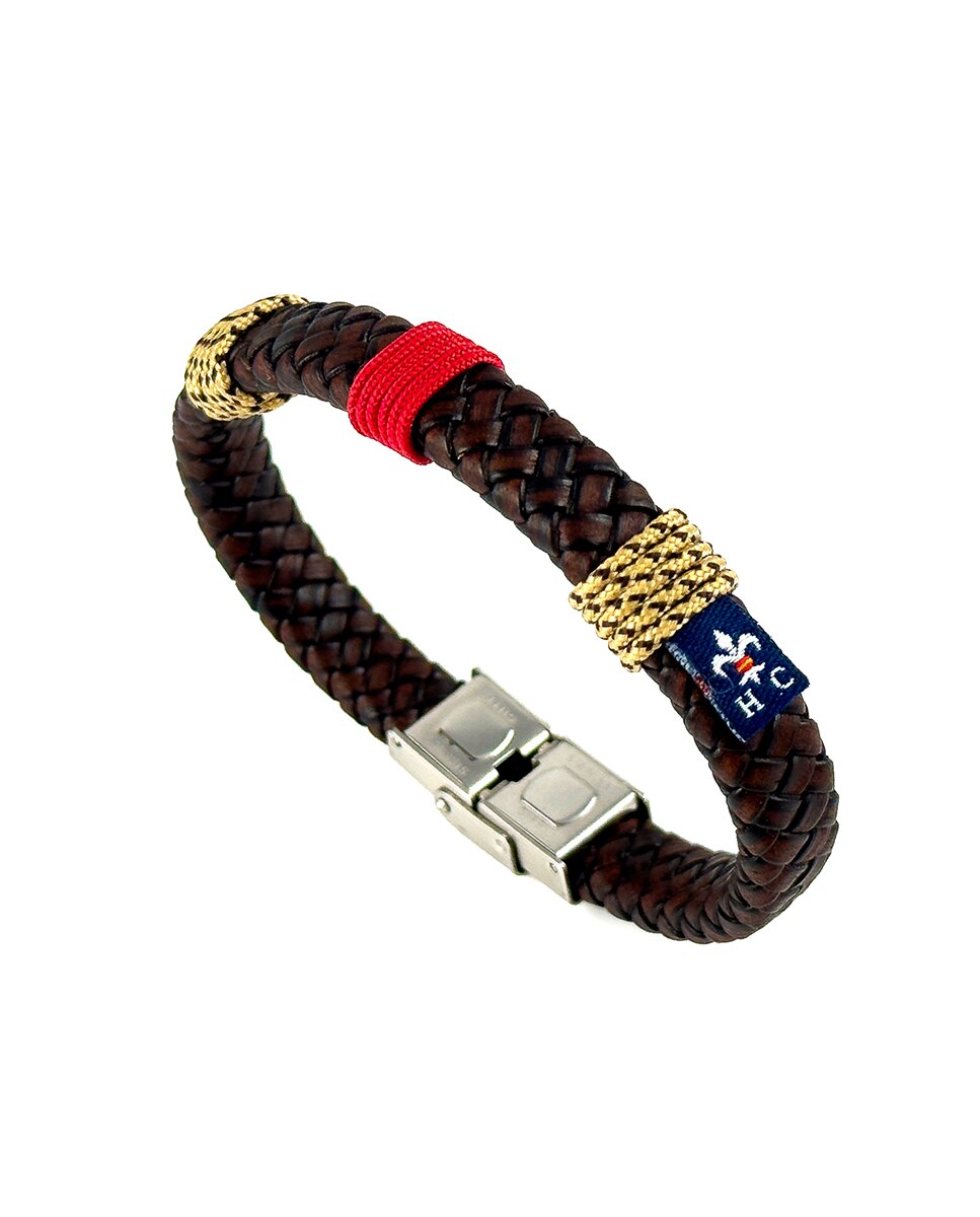 Imagem 0 de Pulseira Menorca em Pele com Cordão