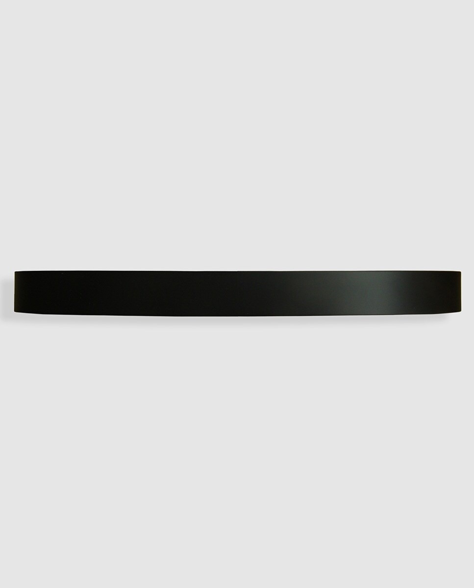 Cinto em pele reversível preto Preto-4