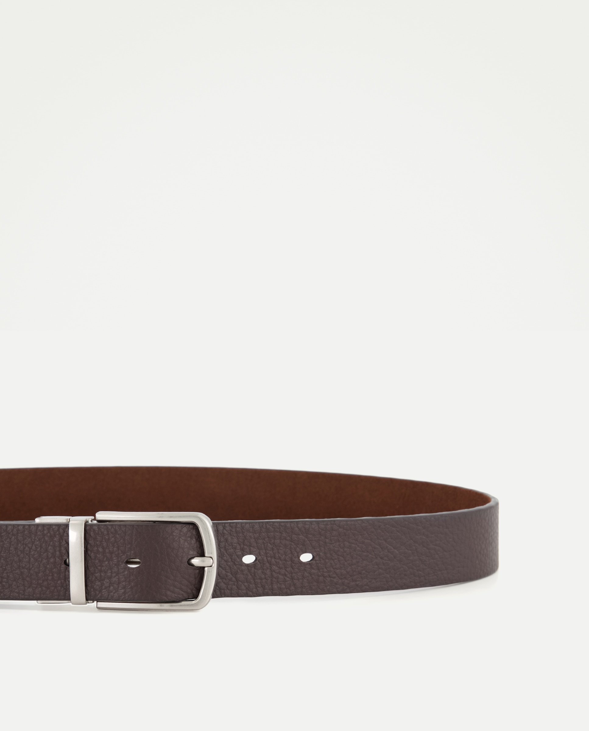 Cinto em Pele Castanho-3