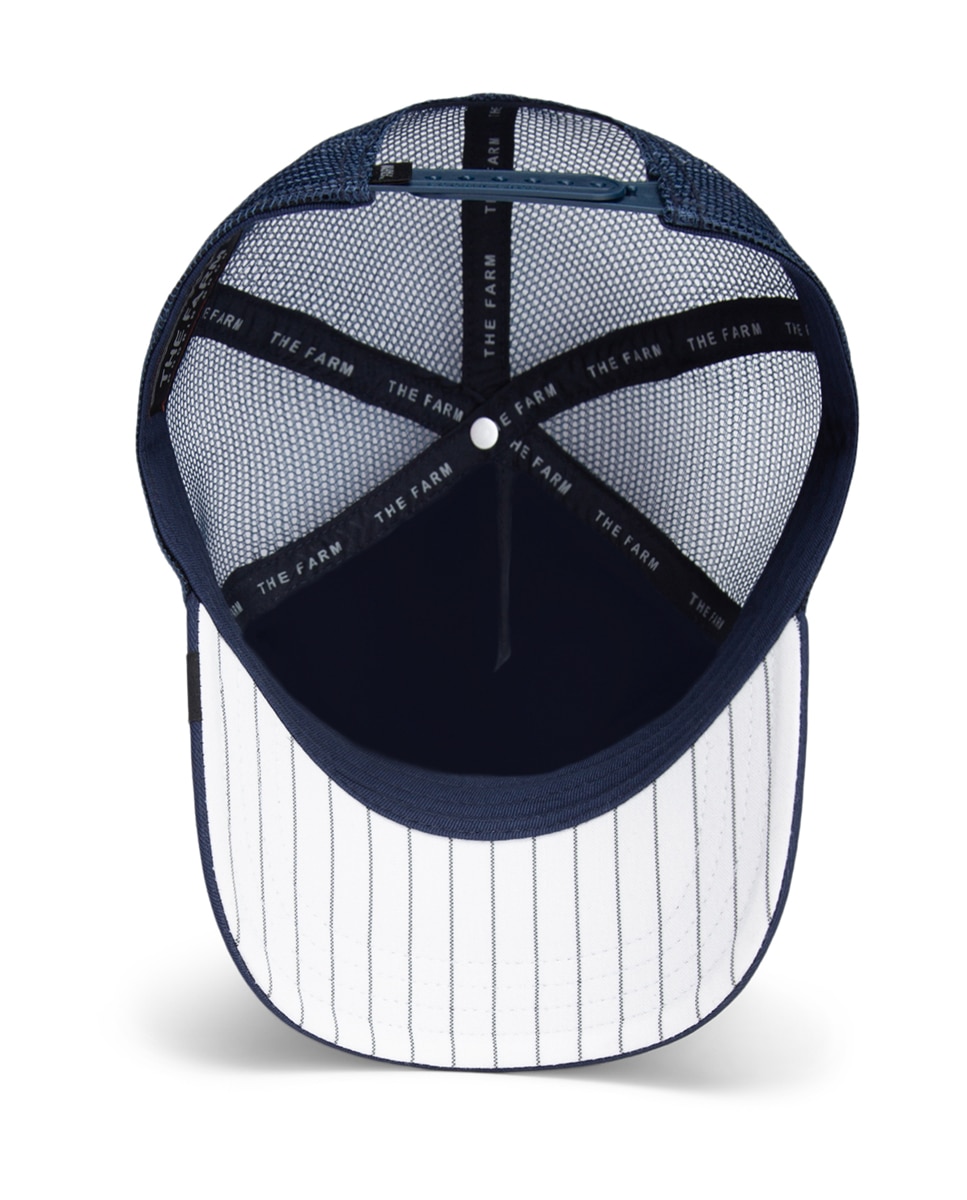 Boné Trucker com Emblema à Frente Azul-marinho-4