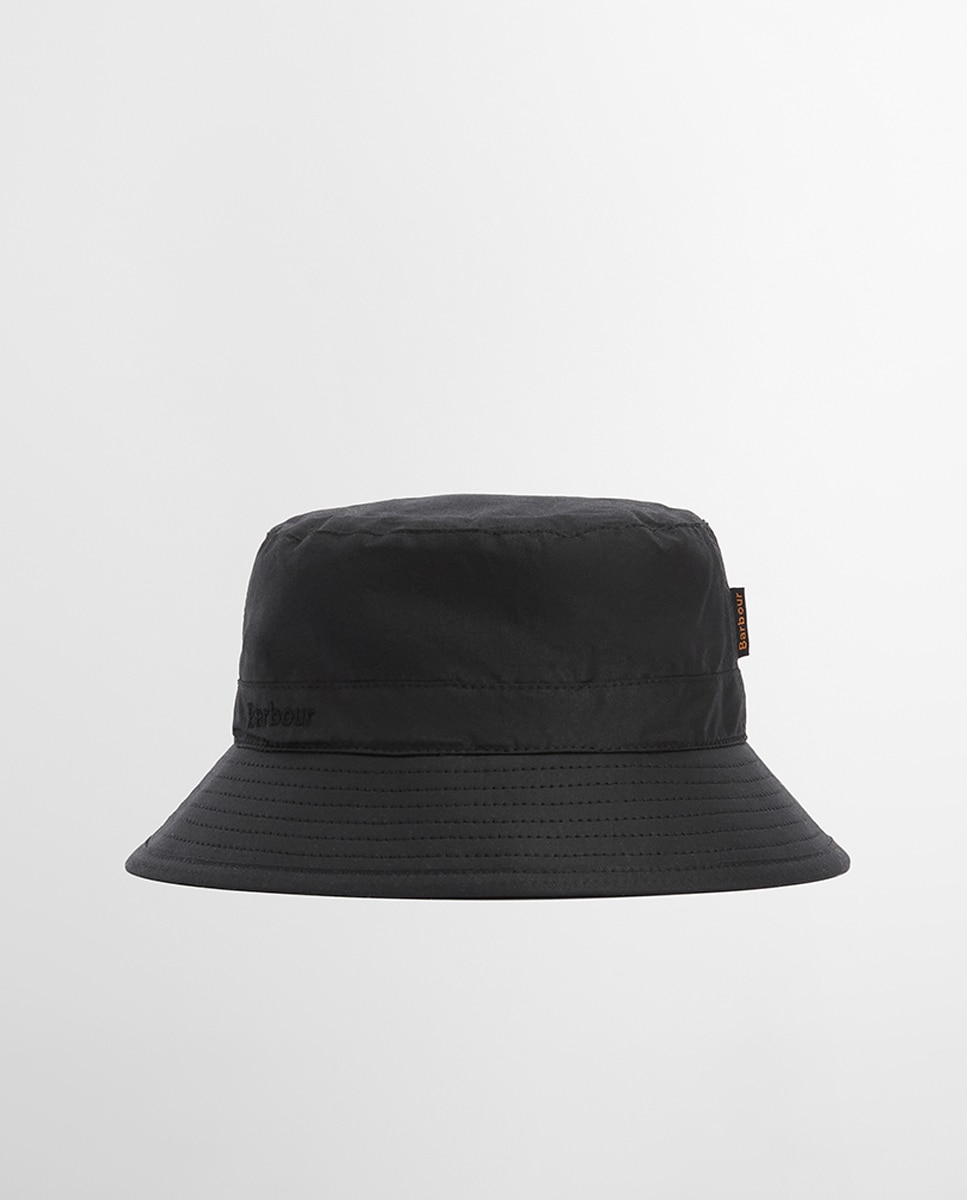 Gorro casco encerado de hombre - Barbour - Negro Negro-1
