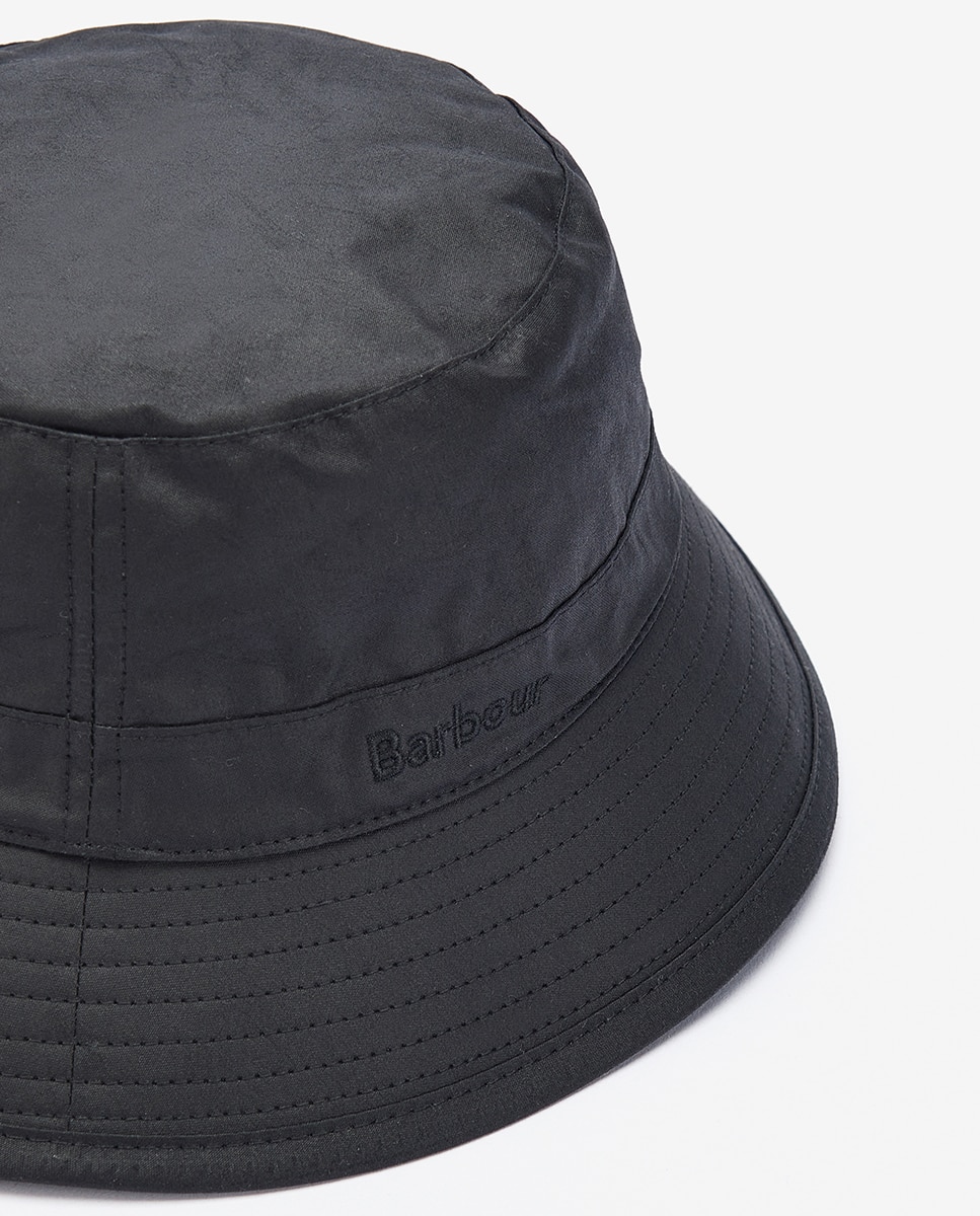 Gorro casco encerado de hombre - Barbour - Negro Negro-4