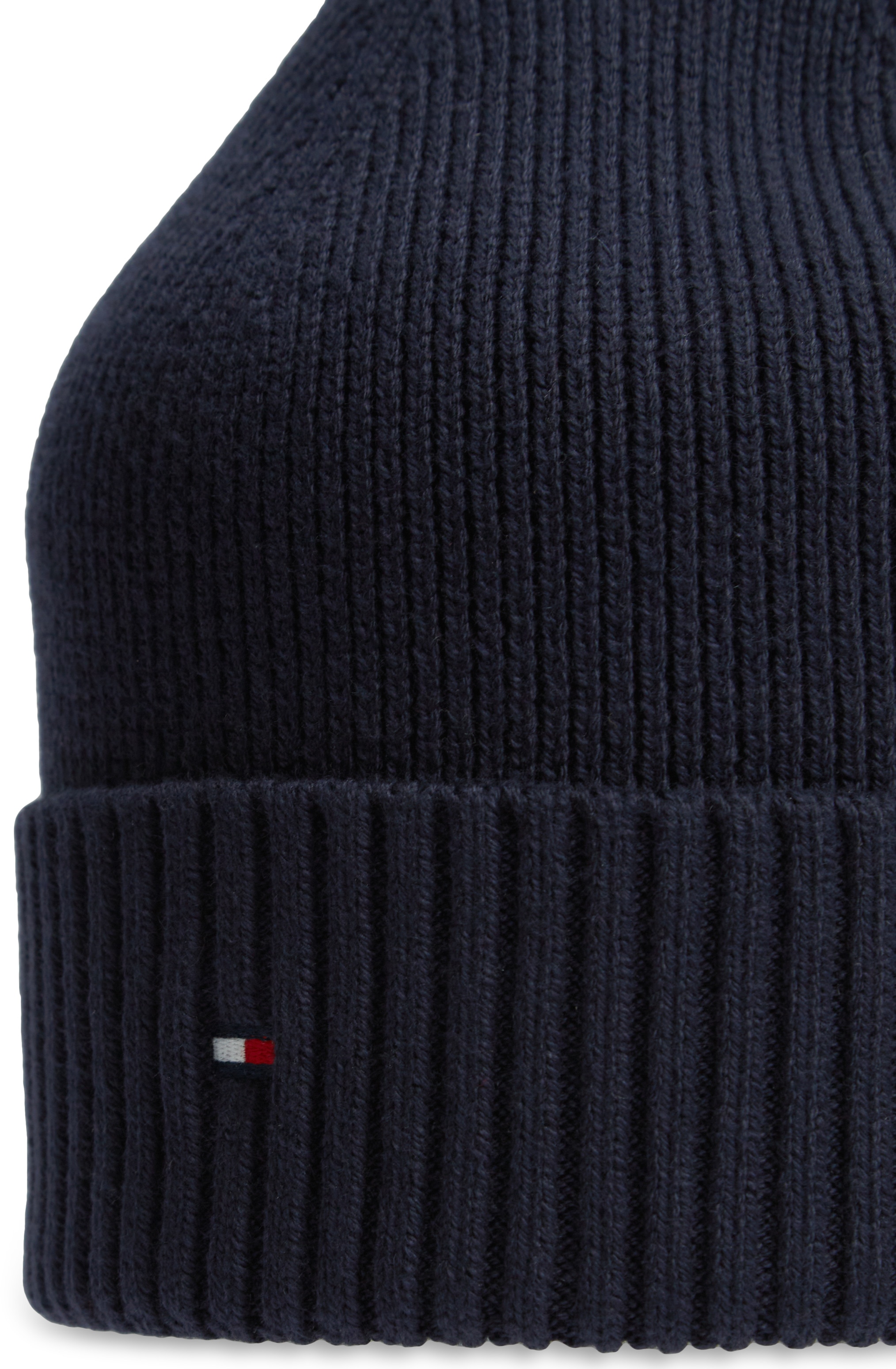 Gorro Liso de Algodão com Bandeira Azul-3