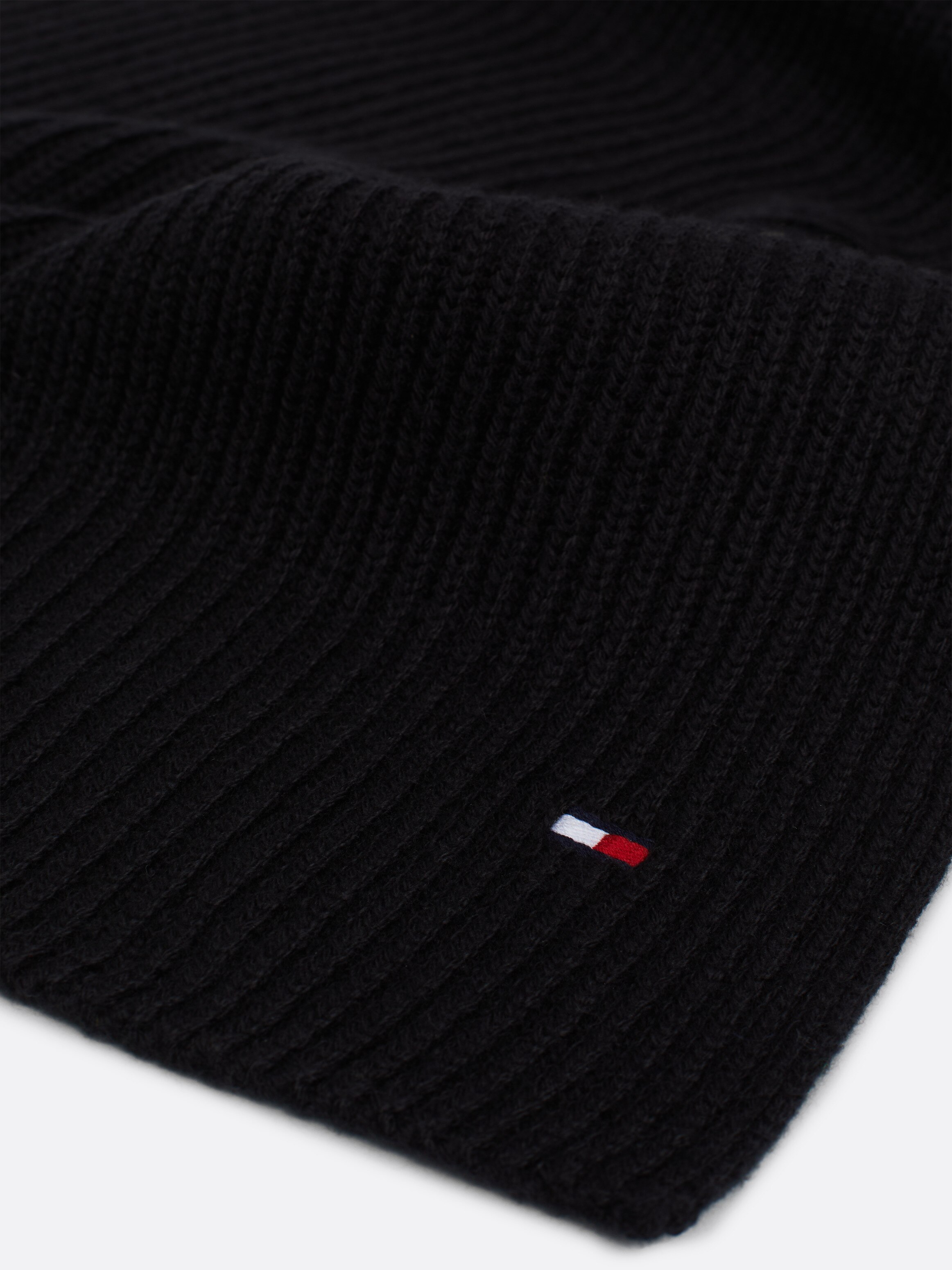 Bufanda en color de hombre - Tommy Hilfiger - Negro Negro-3