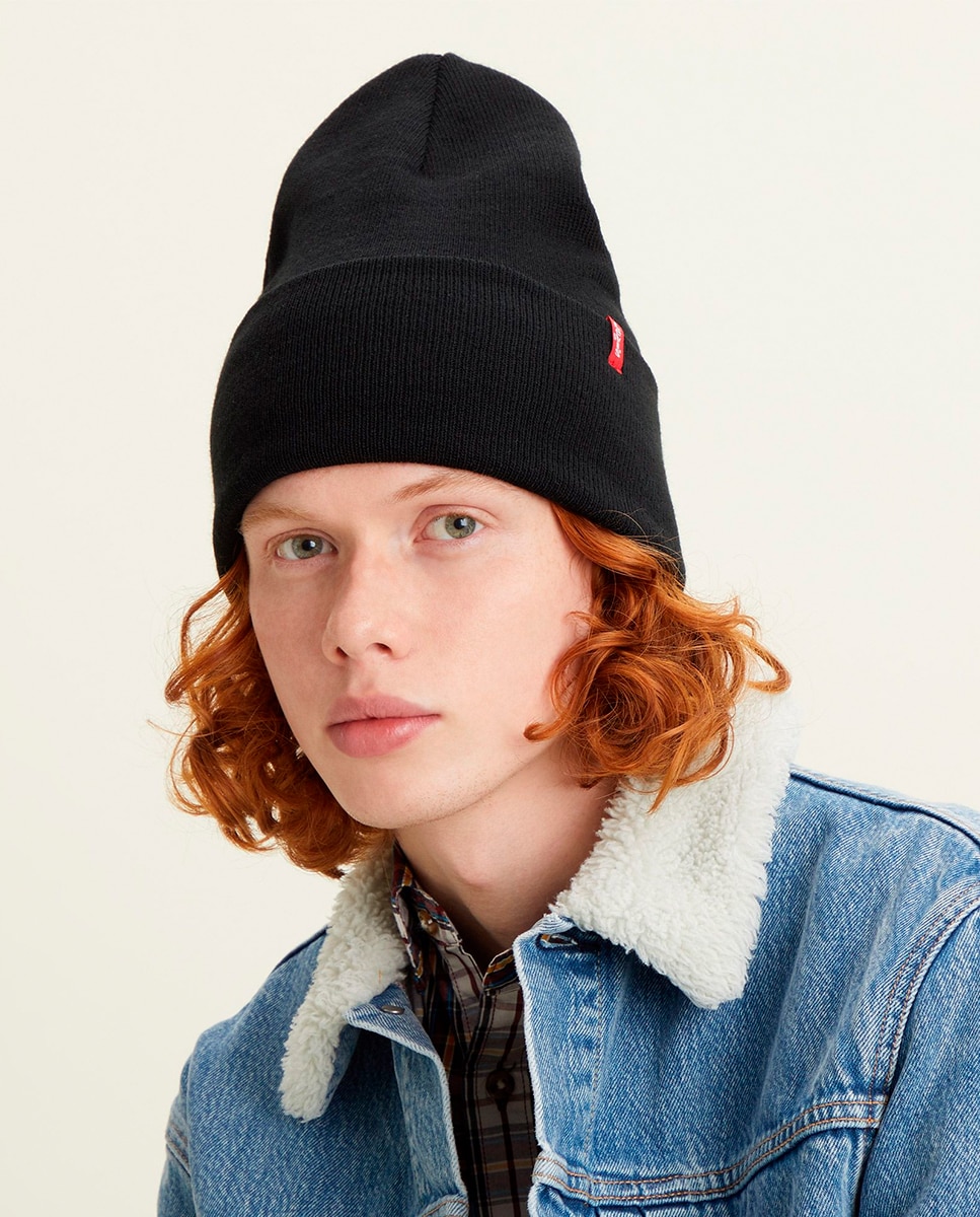 Gorro Slouchy Red Tab Preto-3