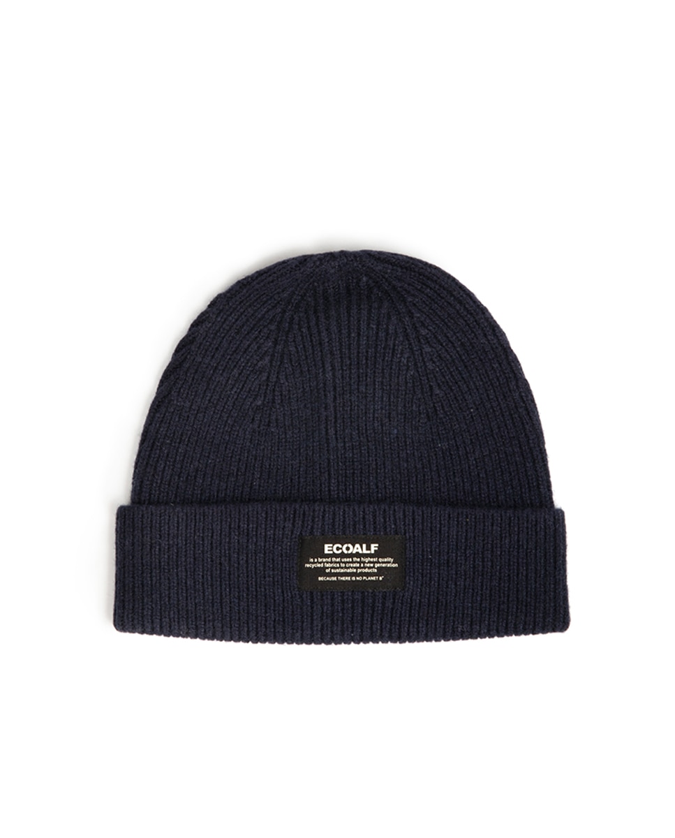 Gorro com Logótipo à Frente Azul-marinho-1