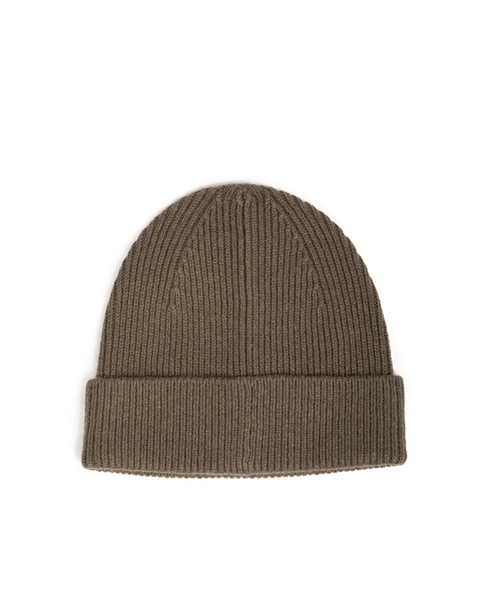 Gorro com Logótipo à Frente Castanho-escuro-2