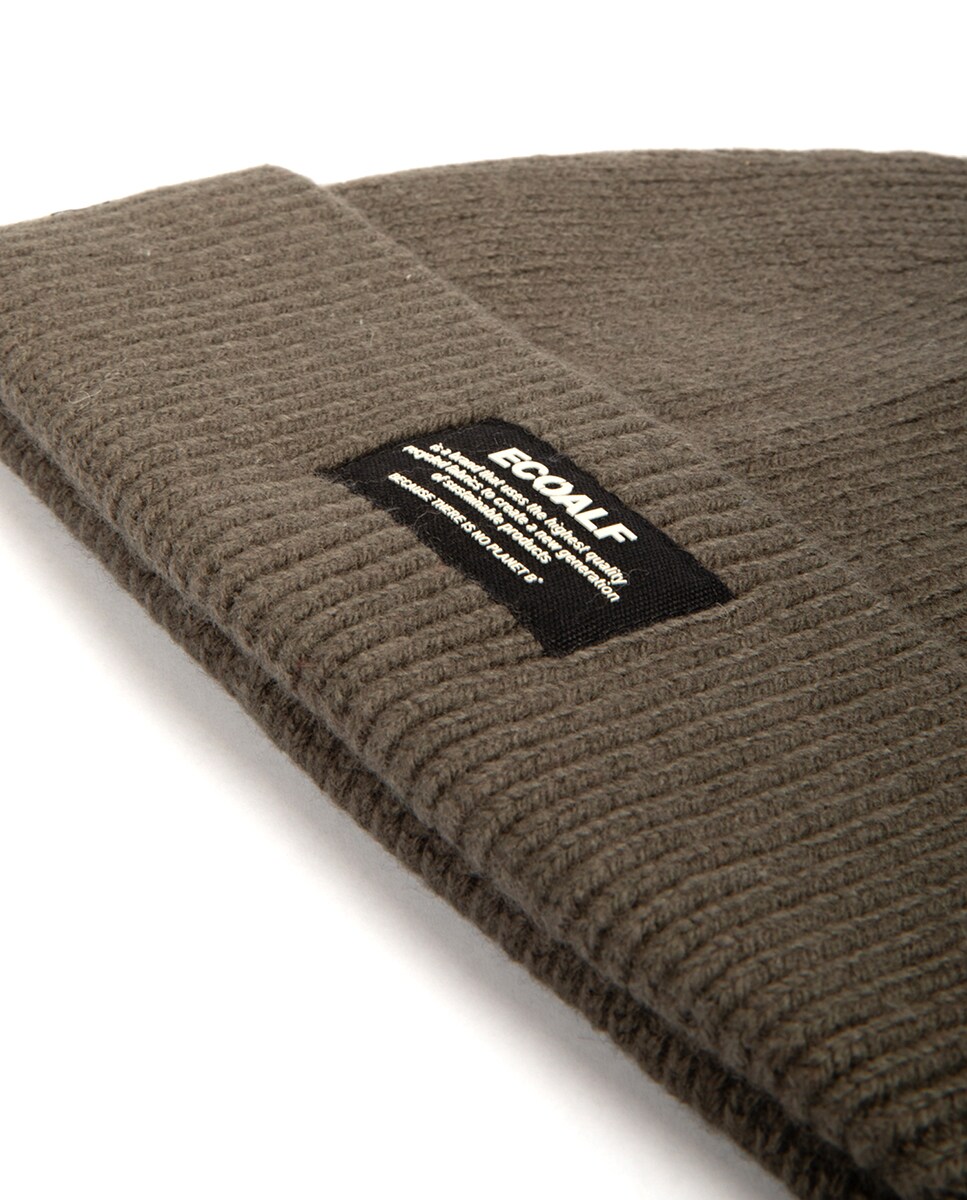 Gorro com Logótipo à Frente Castanho-escuro-3