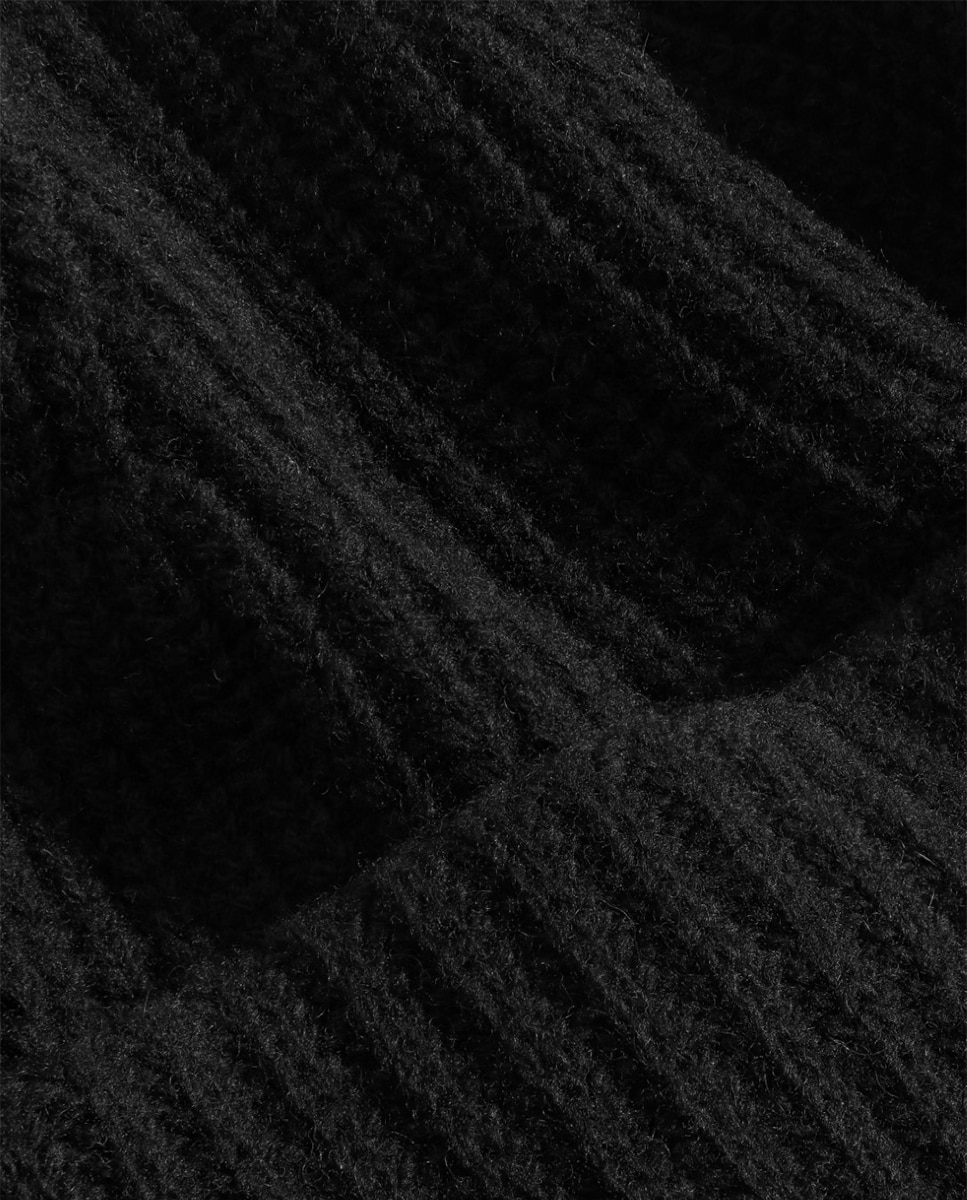 Gorro de Malha Preto-2