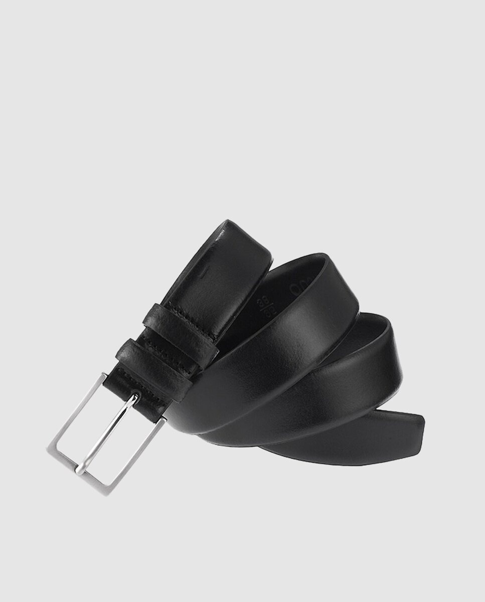 Cinto em pele preto Preto-1